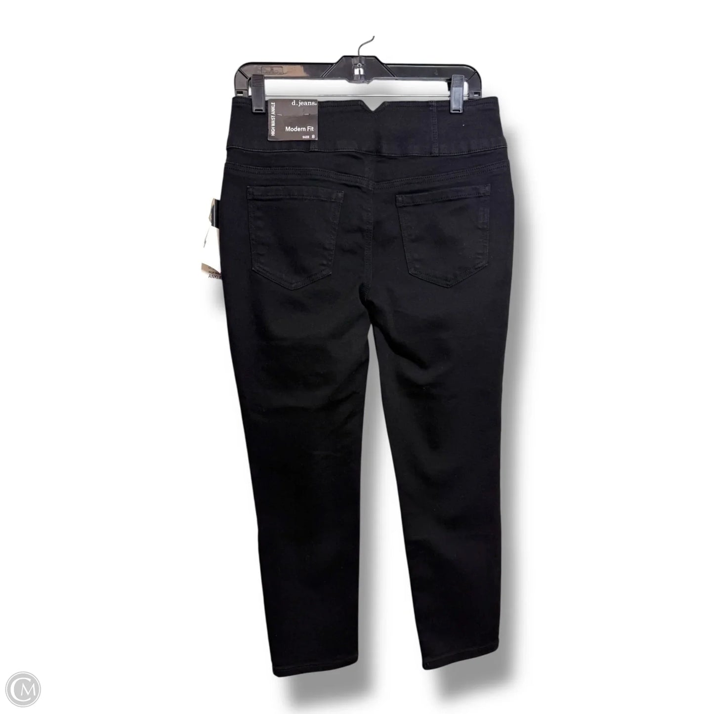 High waist ankle jeans Pants By D Jeans In Black, Size: 8