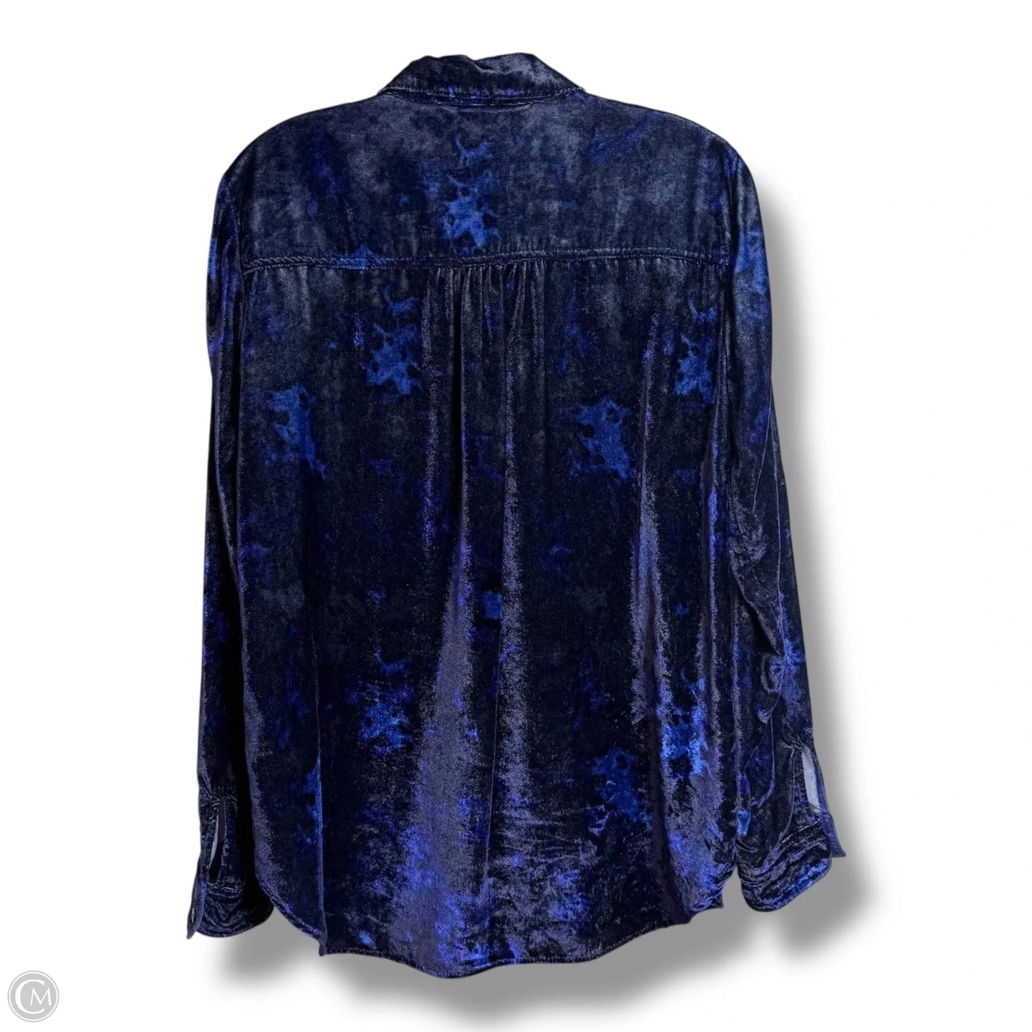 Top Long Sleeve Basic By Pilcro In Blue, Size: 8