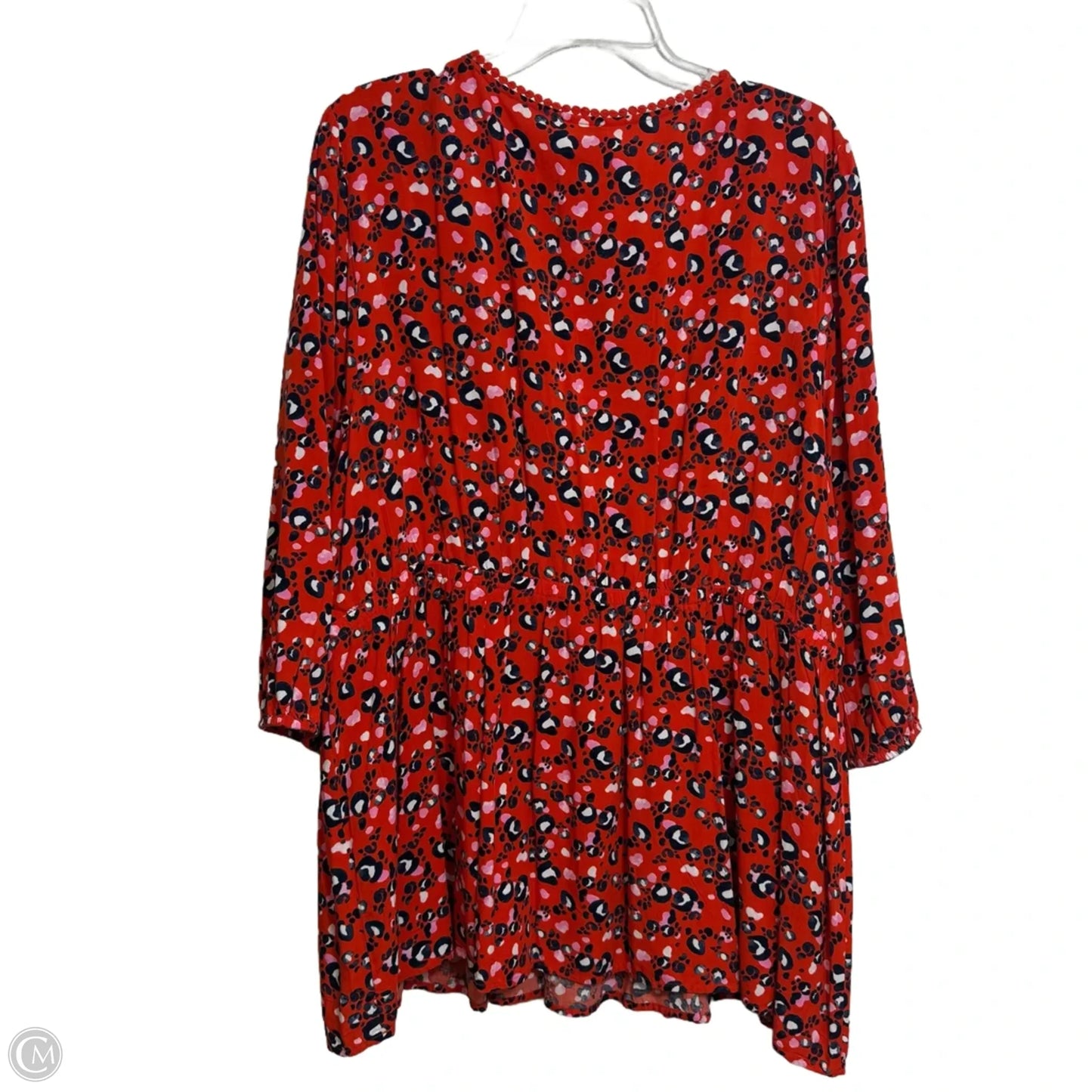 Top Long Sleeve By Crown And Ivy In Orange, Size: 3x