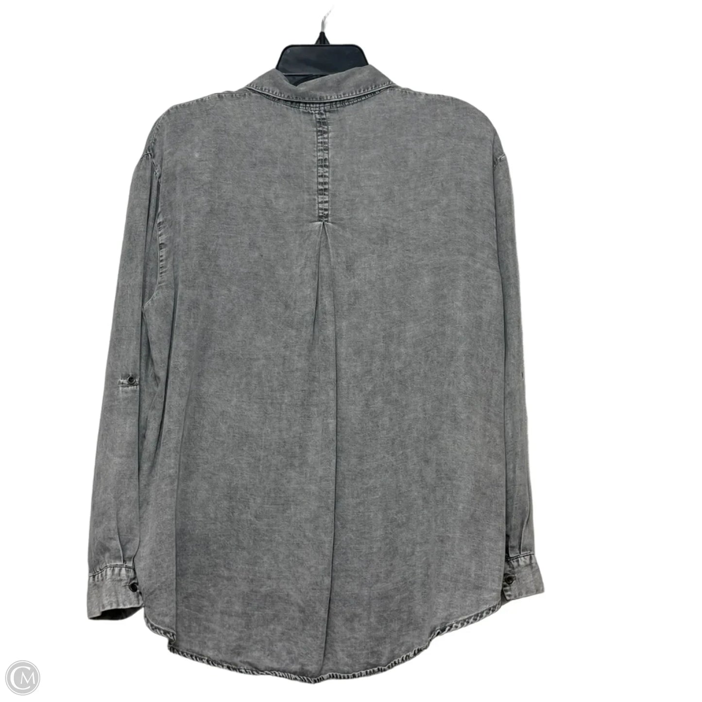 Top Long Sleeve Basic By Jane And Delancey In Grey, Size: M