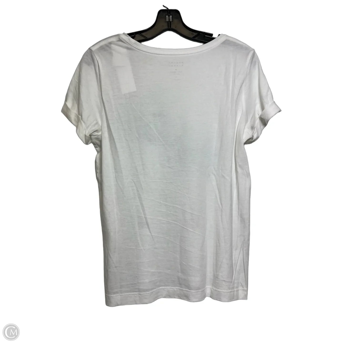 I need a vacation Top Short Sleeve Basic By Kate Spade In White, Size: S