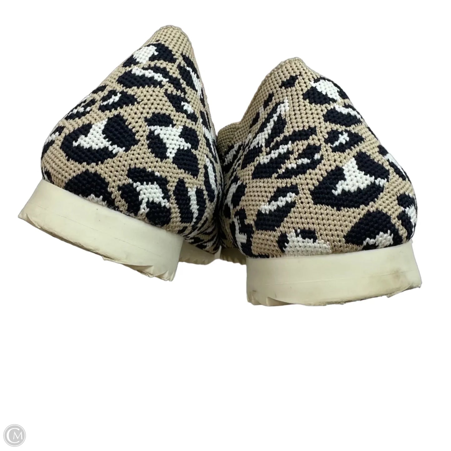Shoes Flats By Vaneli In Animal Print, Size: 9.5