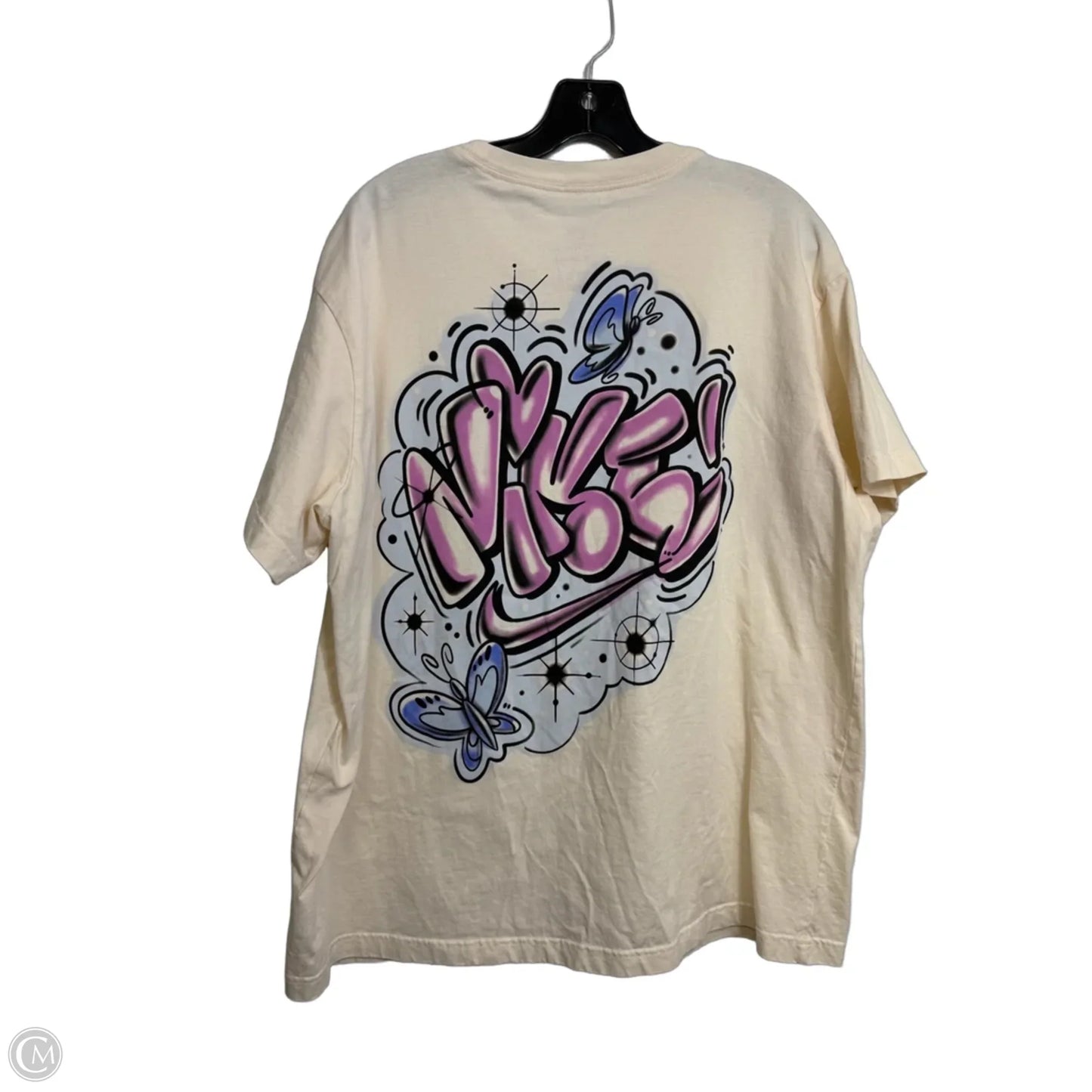 Top Short Sleeve Basic By Nike In Cream, Size: Xl