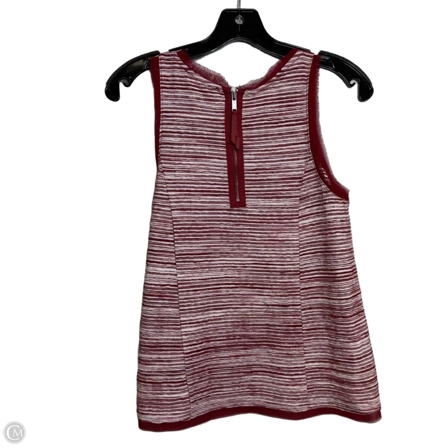 Top Sleeveless By Anthropologie In Red, Size: Xs