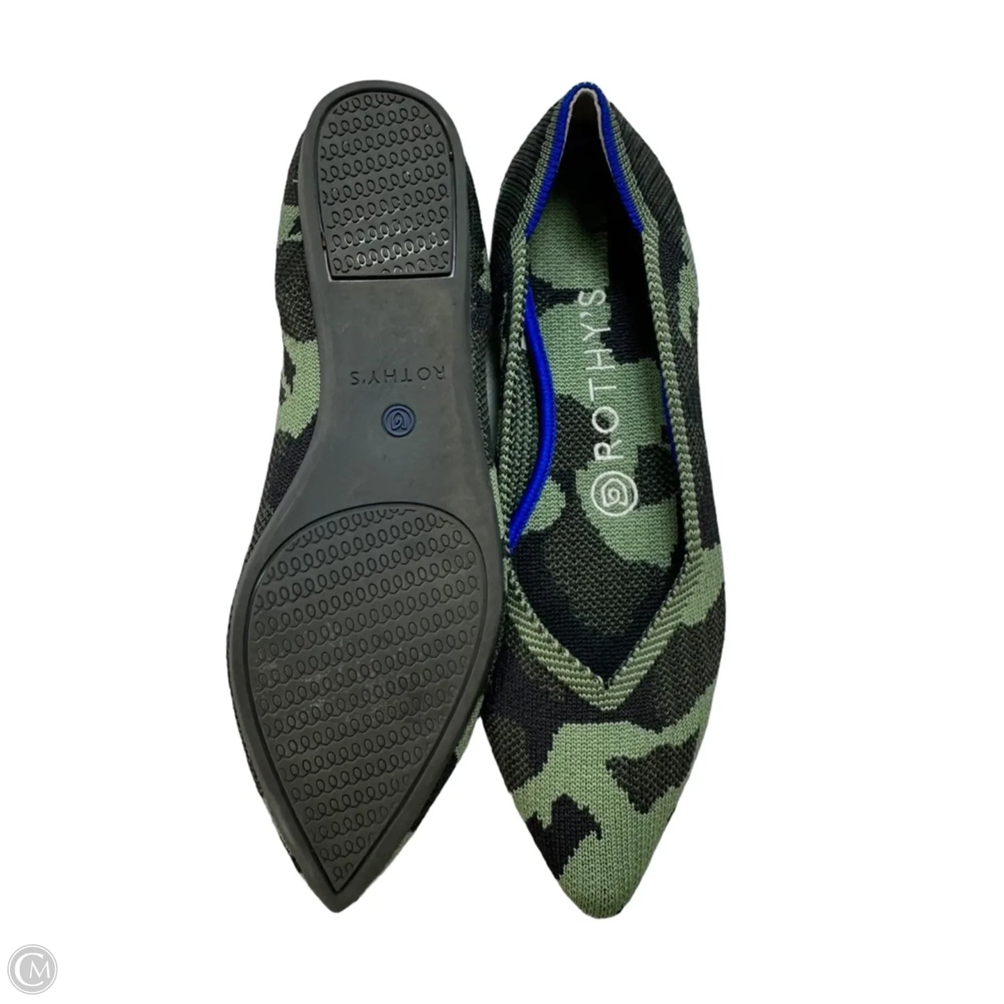 Shoes Flats By Rothys In Camouflage Print, Size: 6