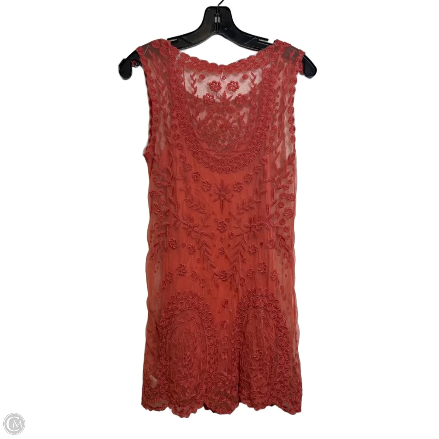Dress Short By Free People In Coral, Size: Xs