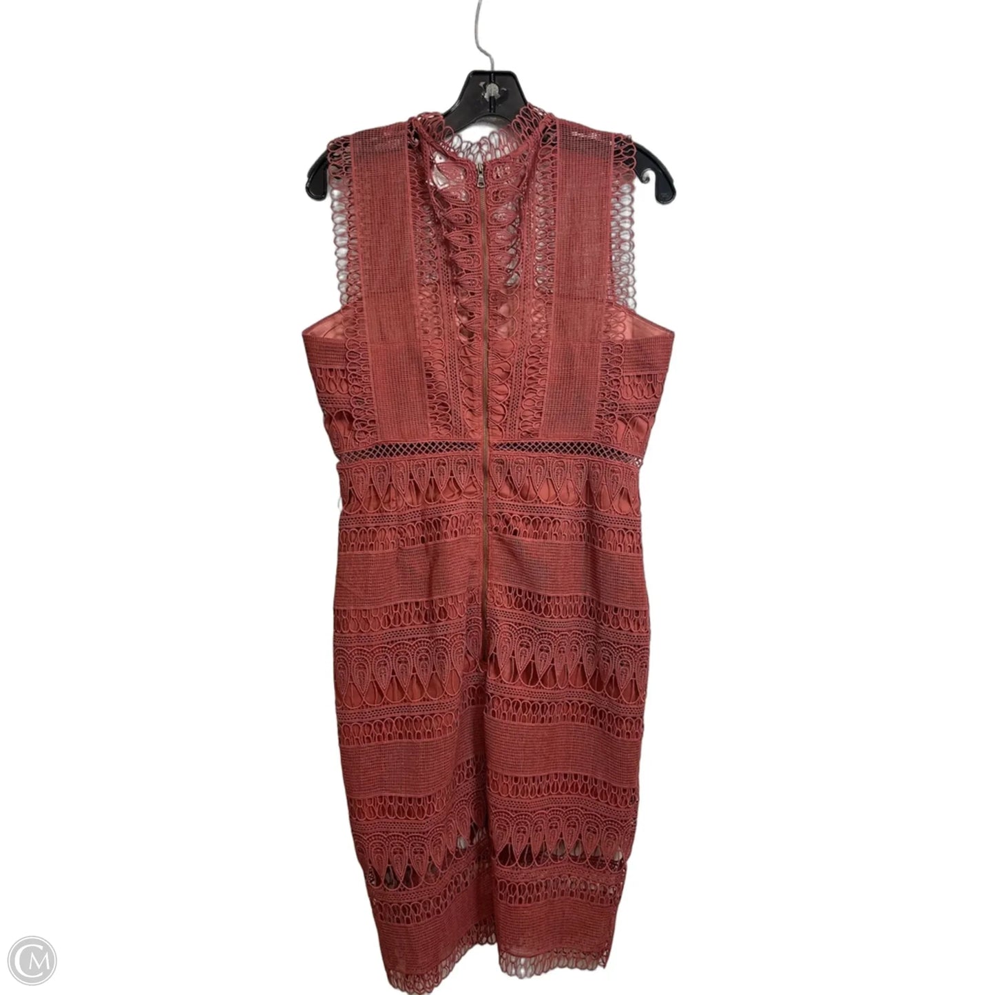 Dress Casual Midi By Bardot In Orange, Size: 8