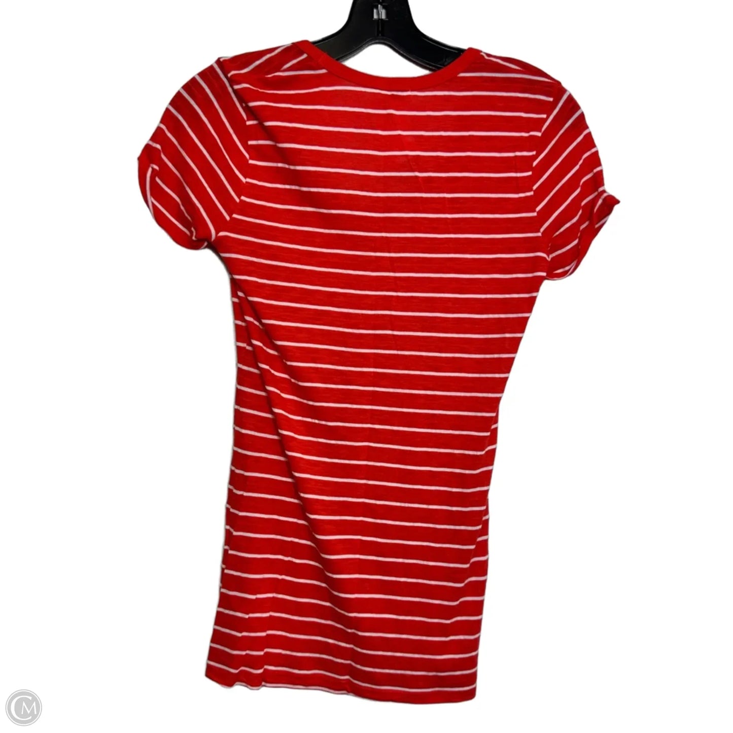 Top Sleeveless Basic By Clothes Mentor In Red & White, Size: Xs