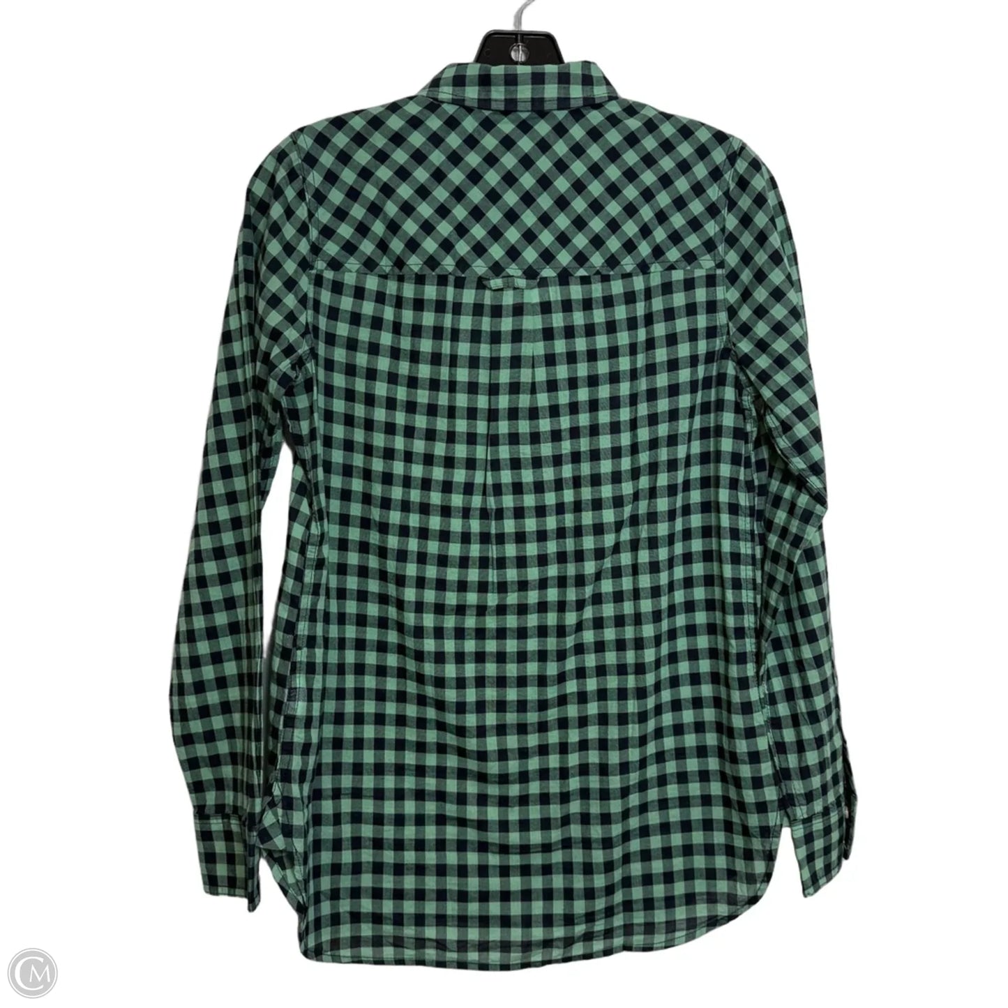 Top Long Sleeve By J. Crew In Blue & Green, Size: 0