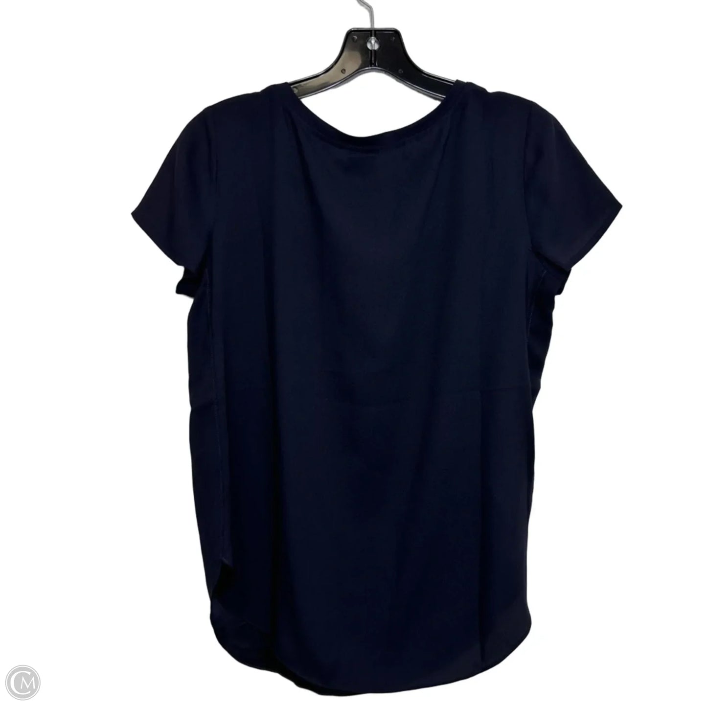 Top Short Sleeve By Ann Taylor In Navy, Size: Xs