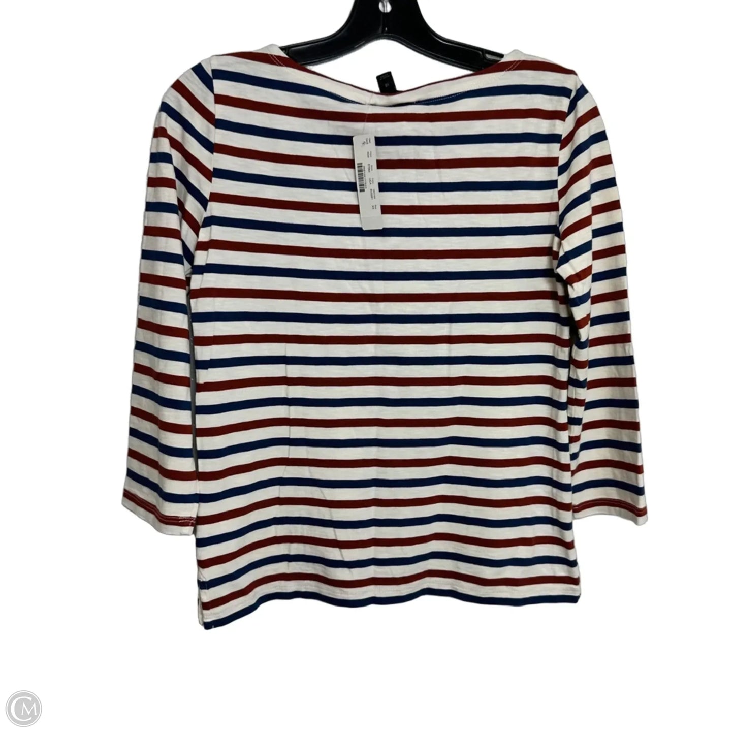 Top Long Sleeve By J. Crew In Striped Pattern, Size: Xs