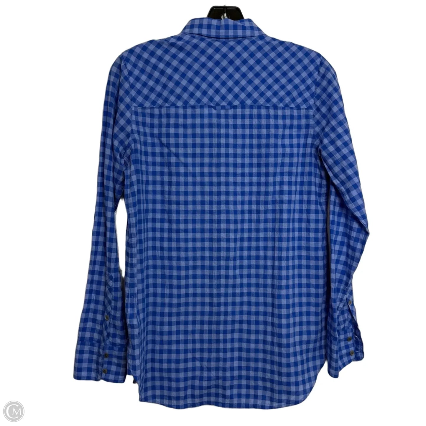 Top Long Sleeve By J. Crew In Checkered Pattern, Size: Xs