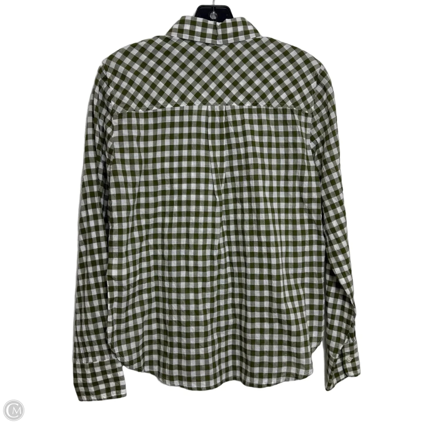 Top Long Sleeve By J. Crew In Checkered Pattern, Size: Xs