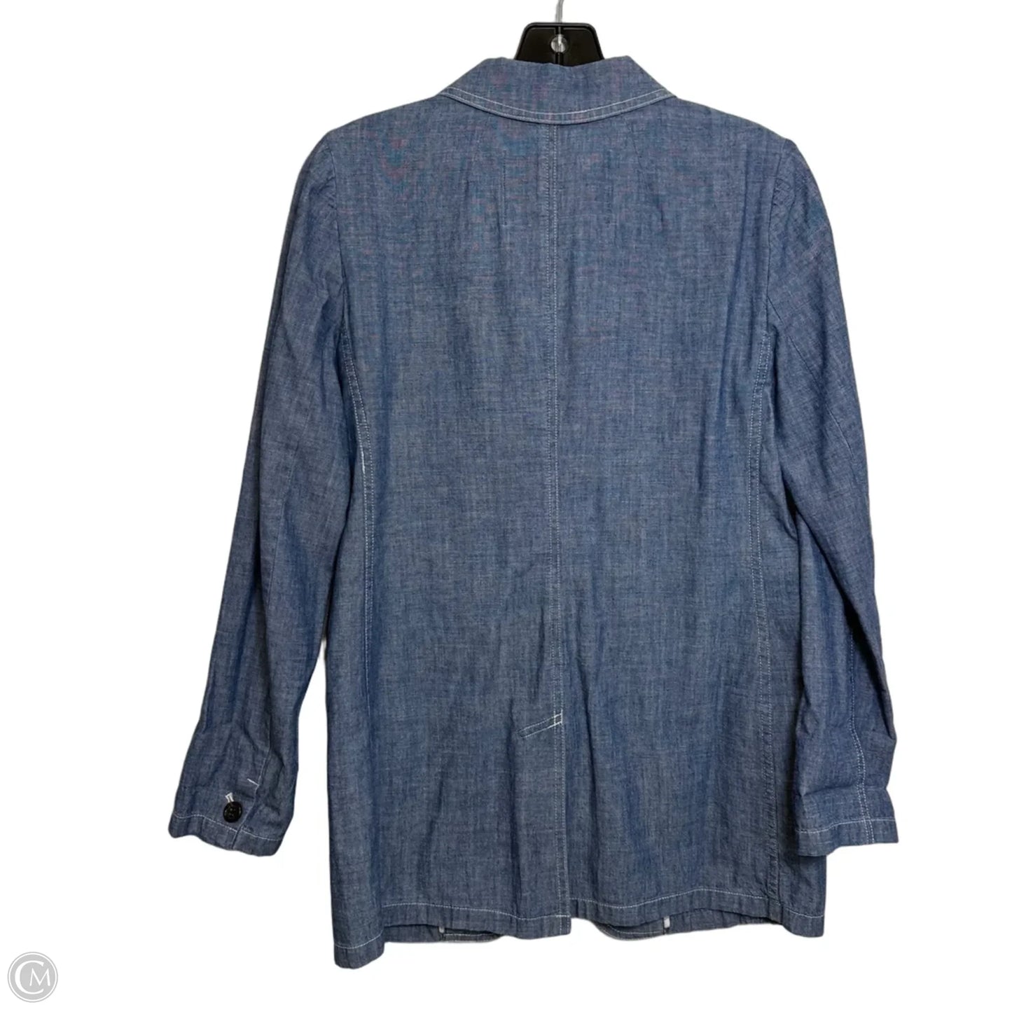 Blazer By J. Crew In Blue Denim, Size: Xs