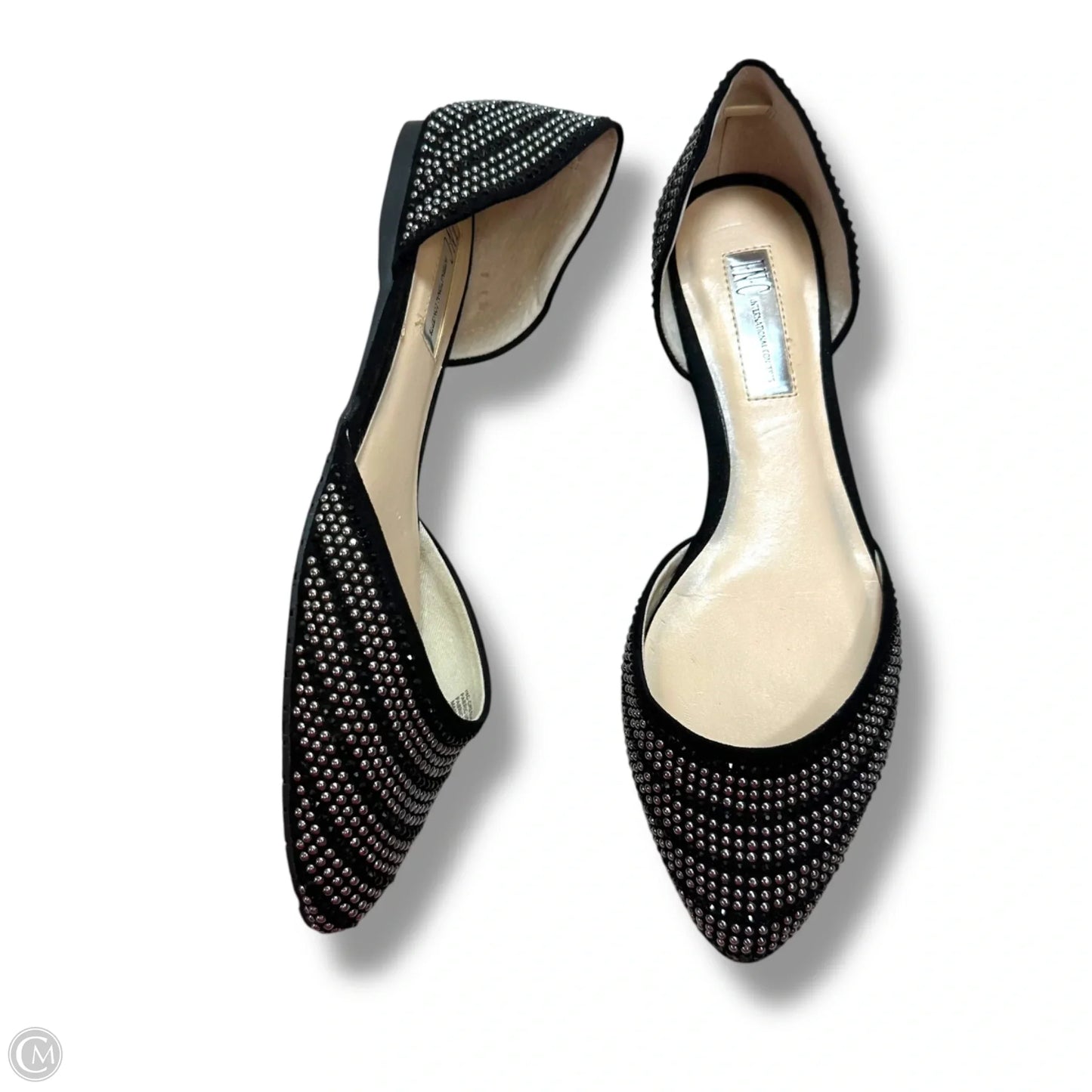 Sandals Flats By Inc In Black & White, Size: 9