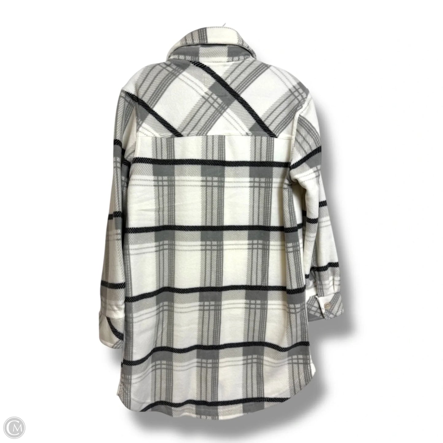 Jacket Fleece By Thread And Supply In Black & Cream, Size: Xs
