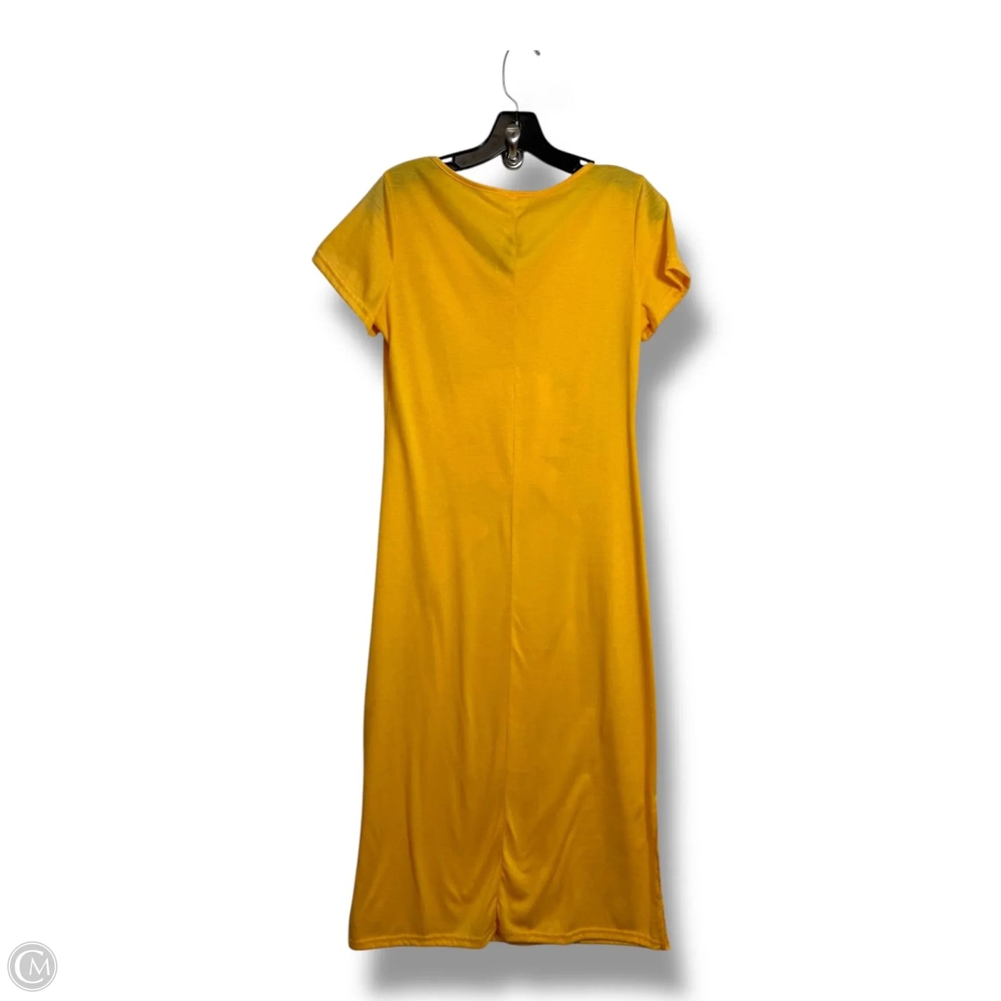Dress Casual Midi By Clothes Mentor In Yellow, Size: S