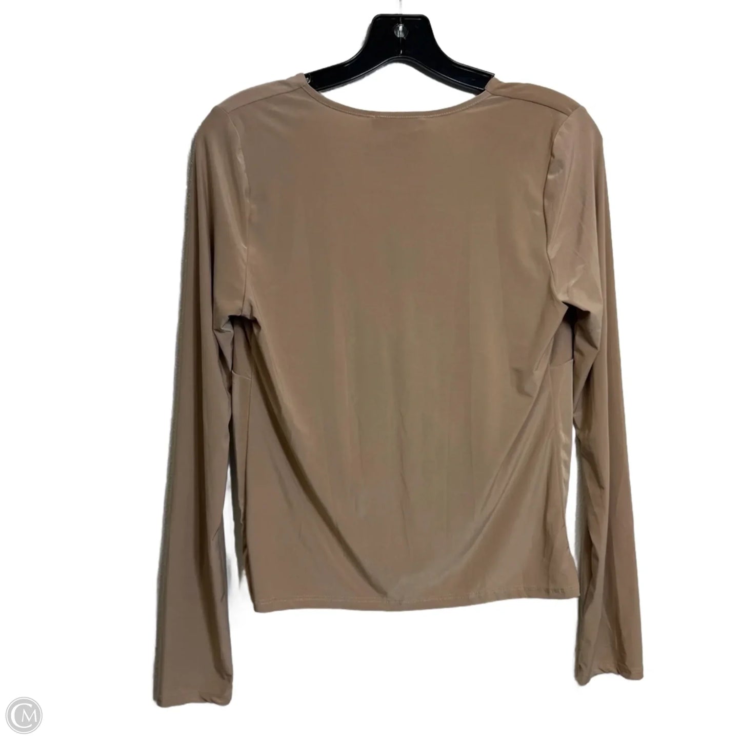 Top Long Sleeve By Clothes Mentor In Beige, Size: Xl