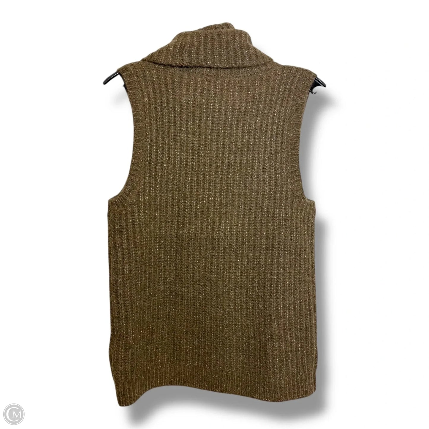 Sweater Sleeveless By Ralph Lauren In Gold, Size: Mp