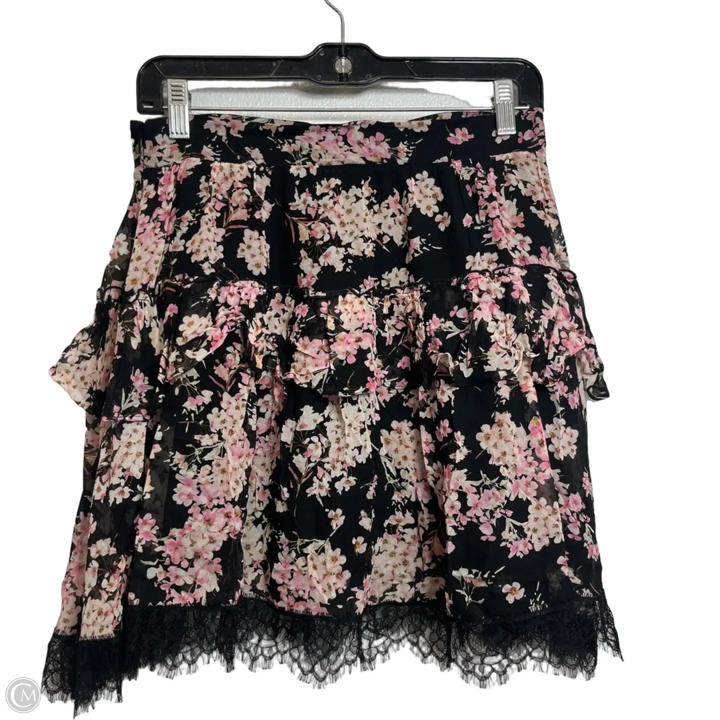 Skirt Mini & Short By Clothes Mentor In Floral Print, Size: Xs