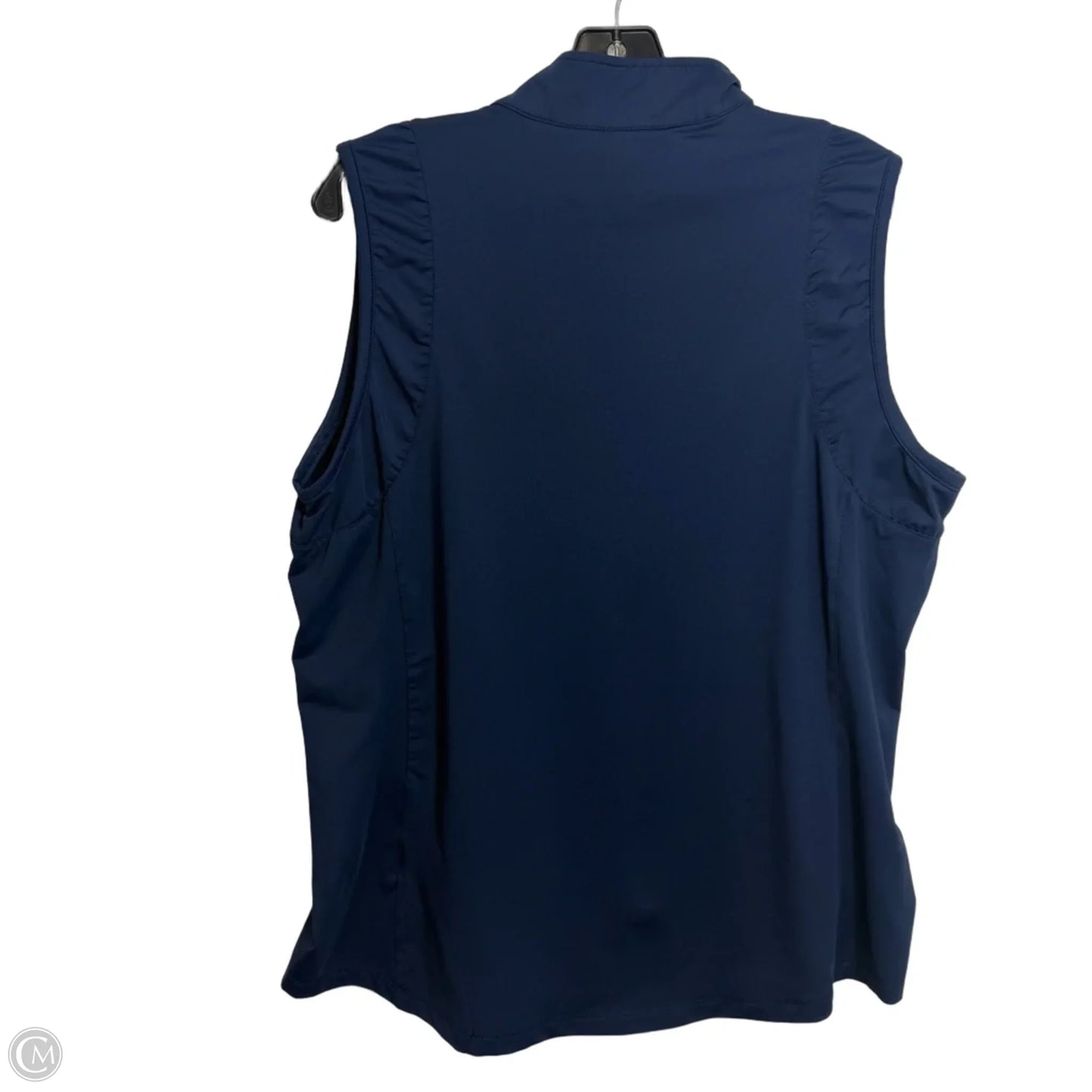 Top Sleeveless By Lady Hagen In Navy, Size: Xl