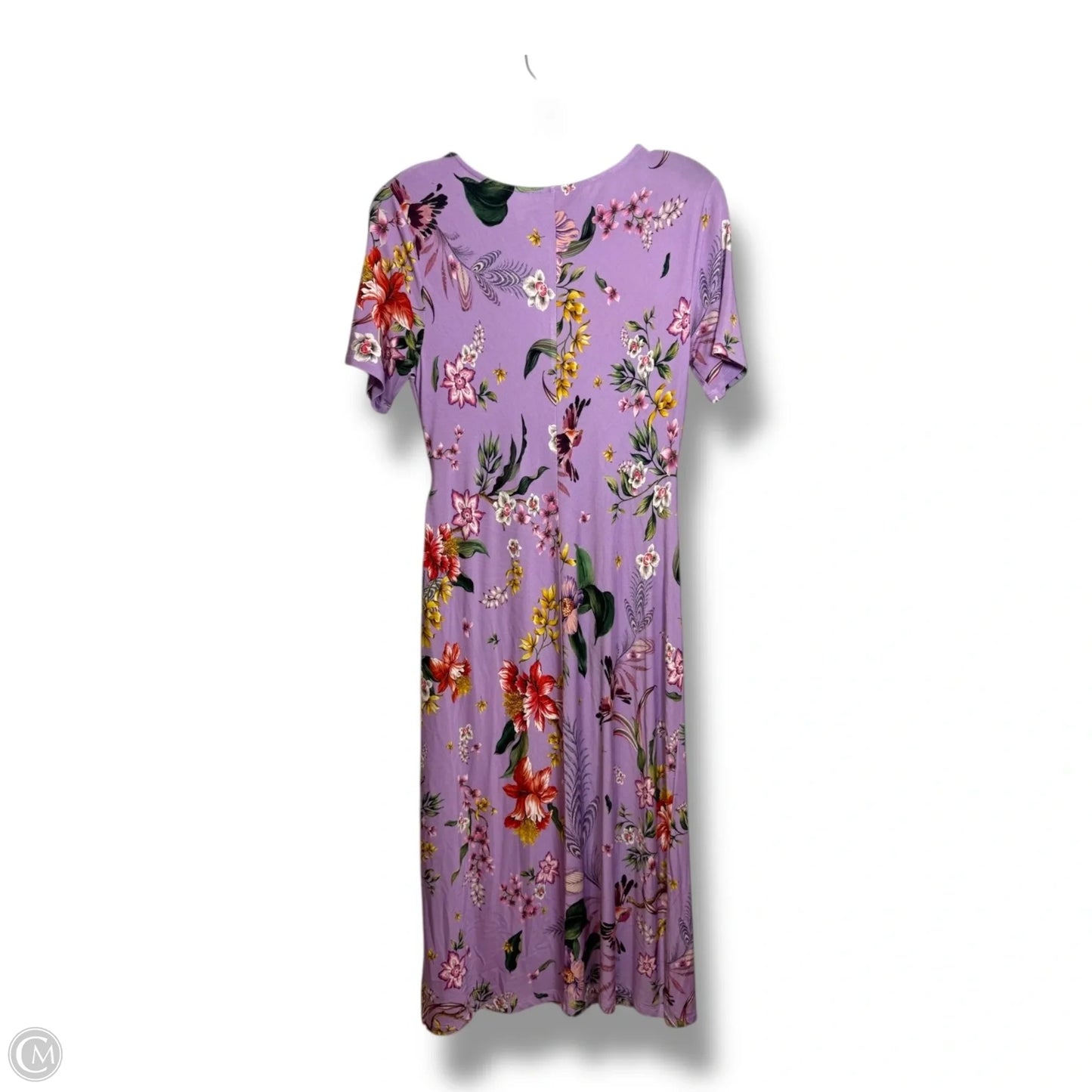 THE JANIE FAVORITE SIDE TIE KNIT DRESS Casual Short By Johnny Was In Floral Print, Size: Sp