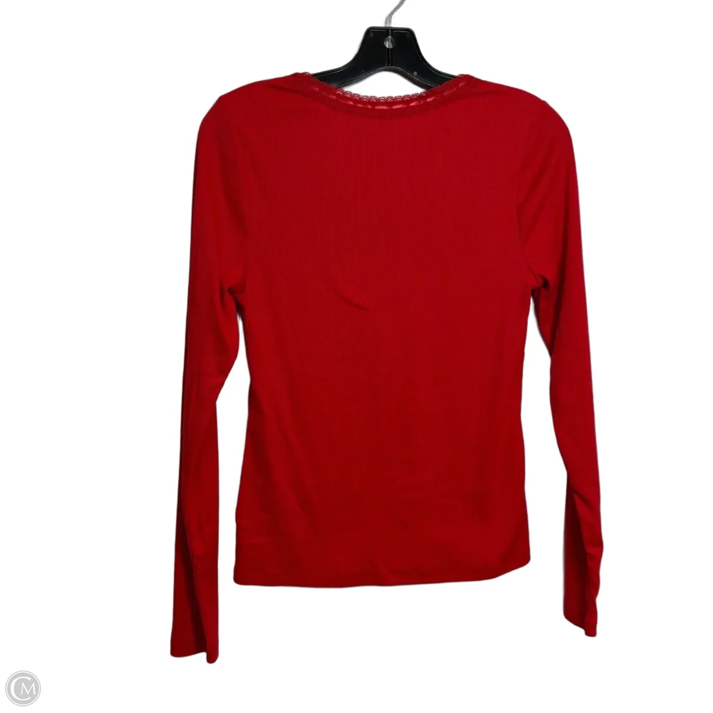 Top Long Sleeve By Old Navy In Red, Size: M