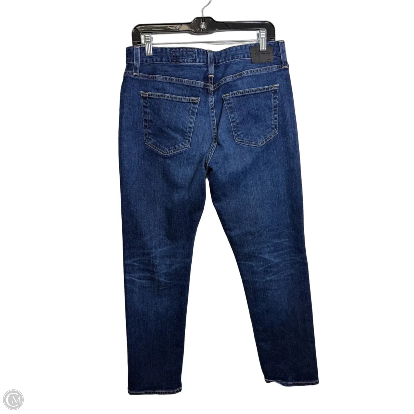 Jeans Straight By Ag Jeans In Blue Denim, Size: 8