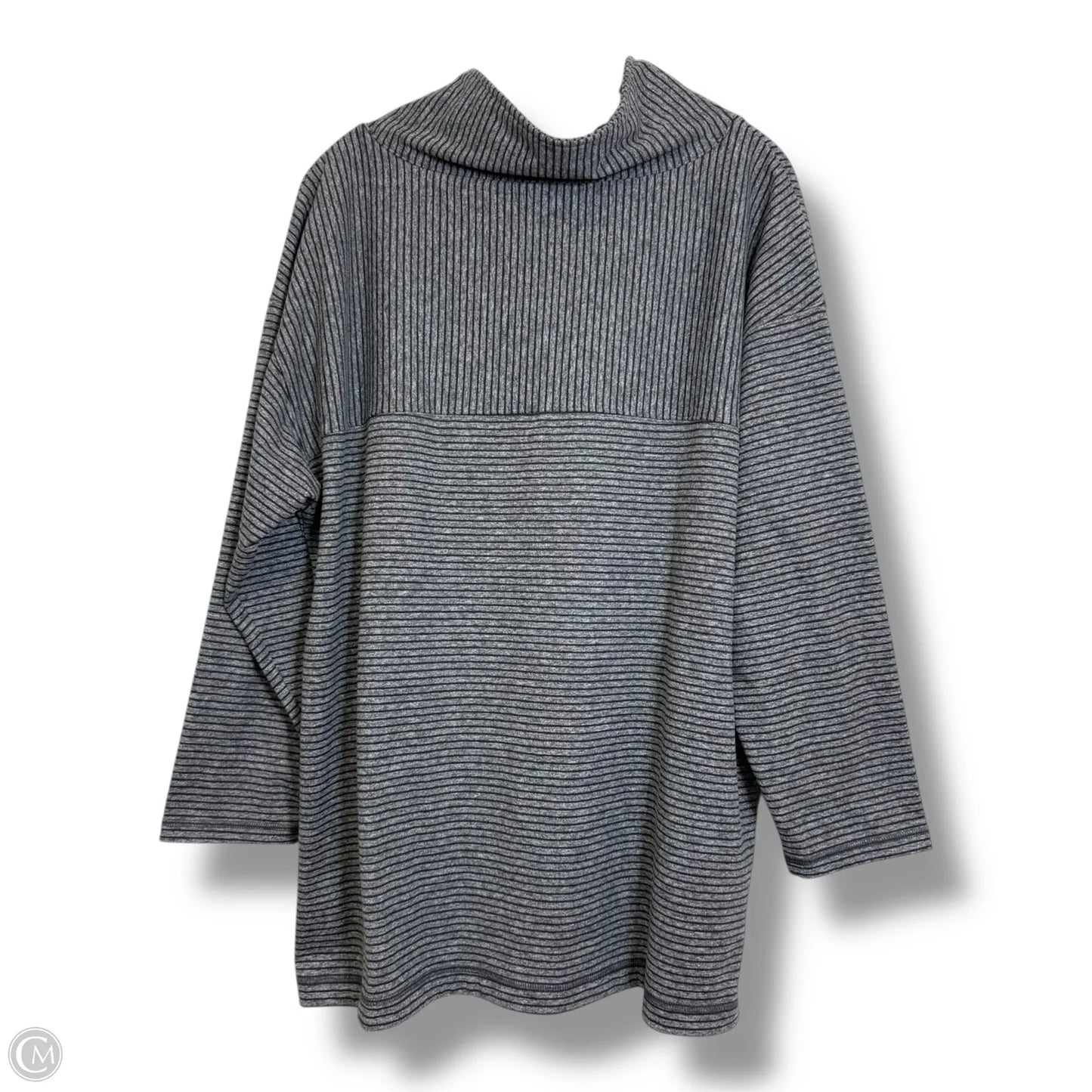 Sweater By Talbots In Striped Pattern, Size: 2x