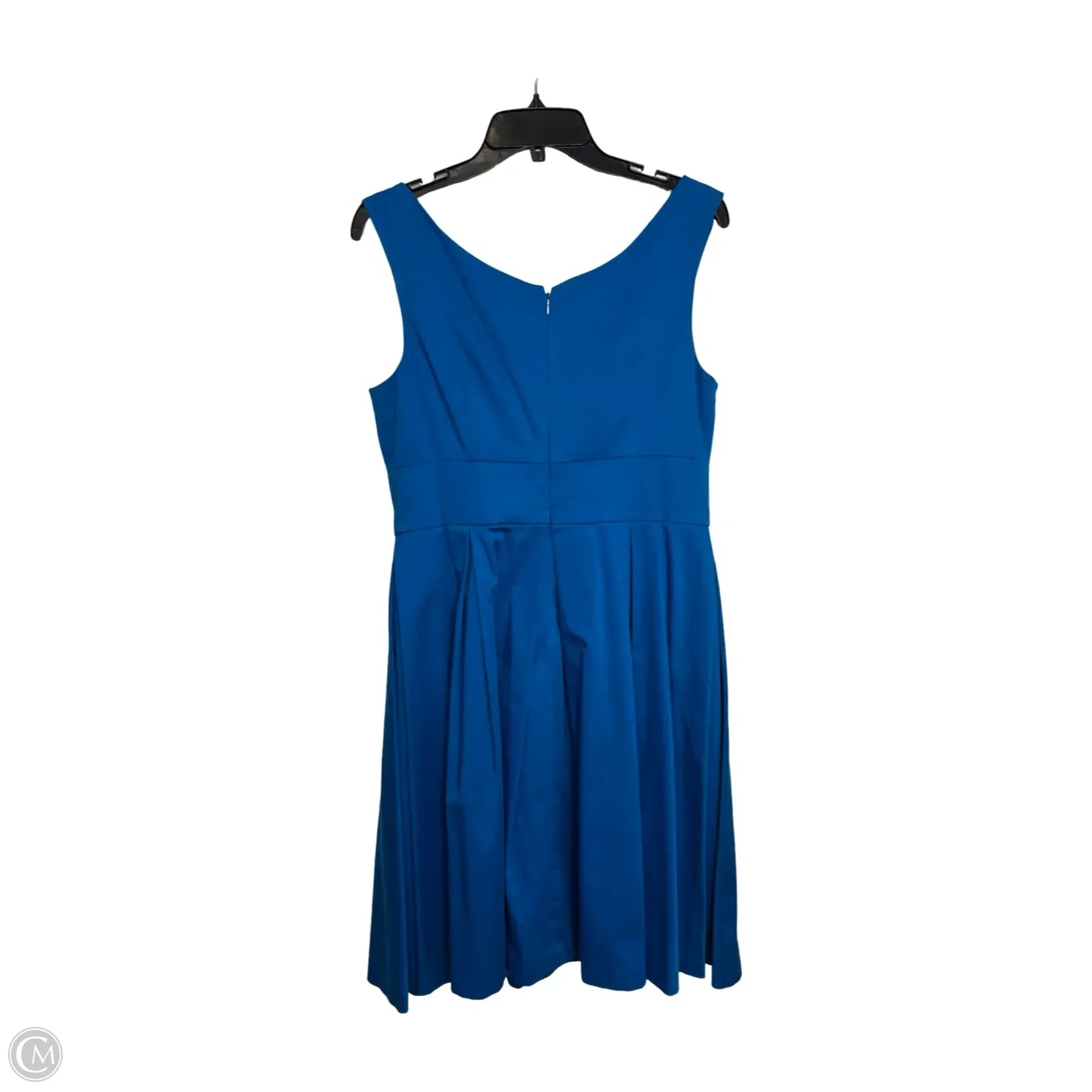 Dress Casual Midi By Calvin Klein In Blue, Size: 10