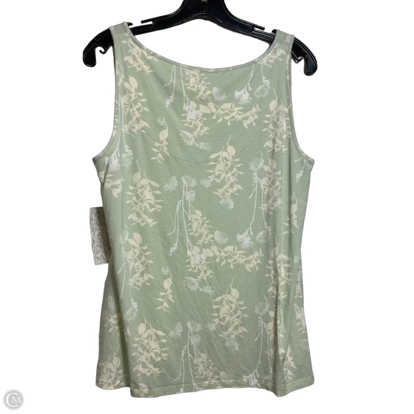 Tank Top By Chicos In Green, Size: 1x