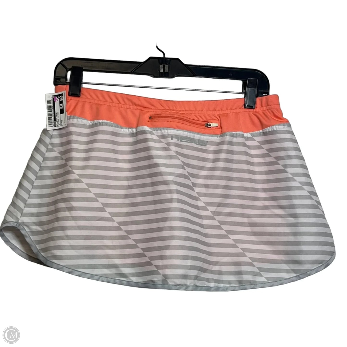 Athletic Skort By Head In Striped Pattern, Size: M
