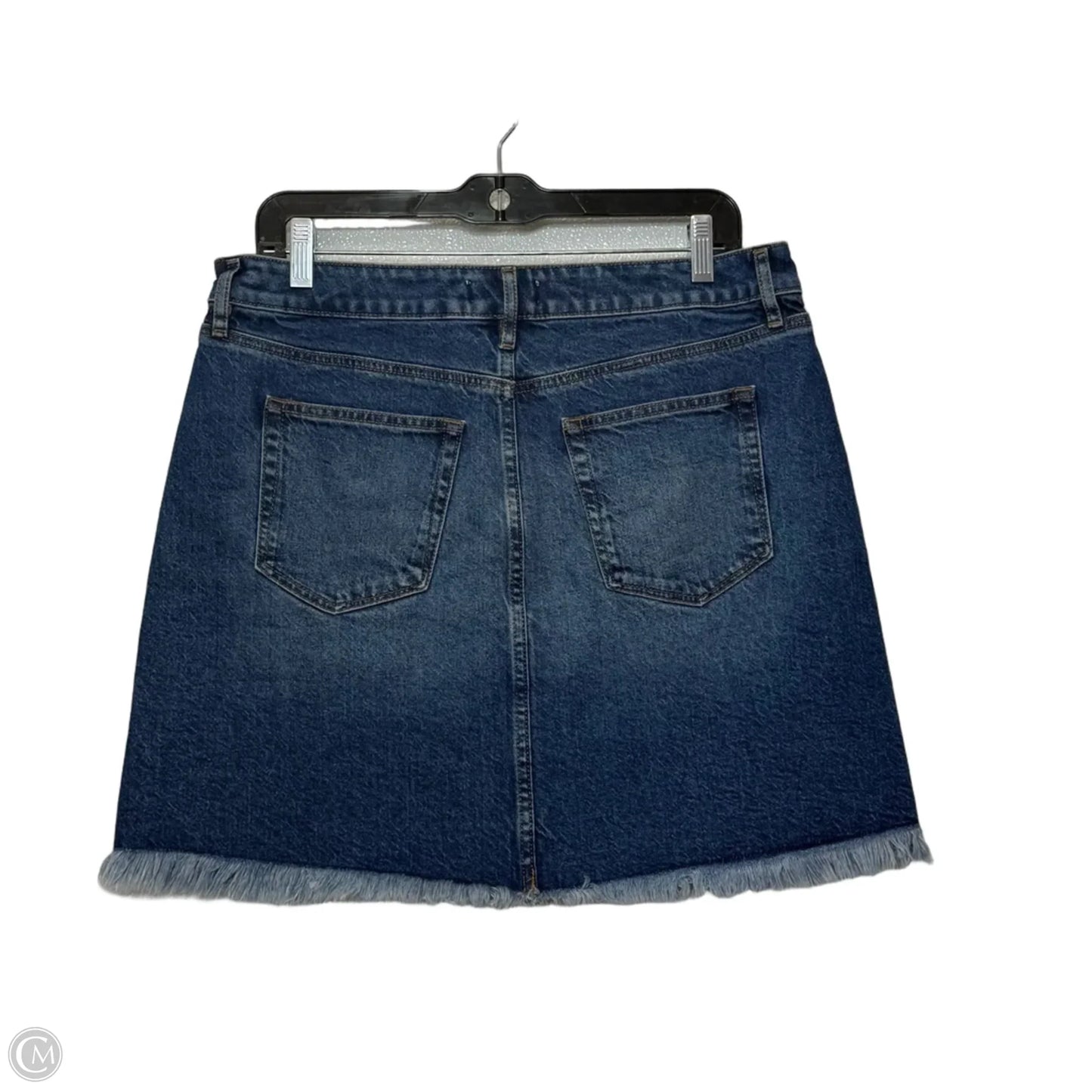 Skirt Mini & Short By Loft In Blue Denim, Size: 10