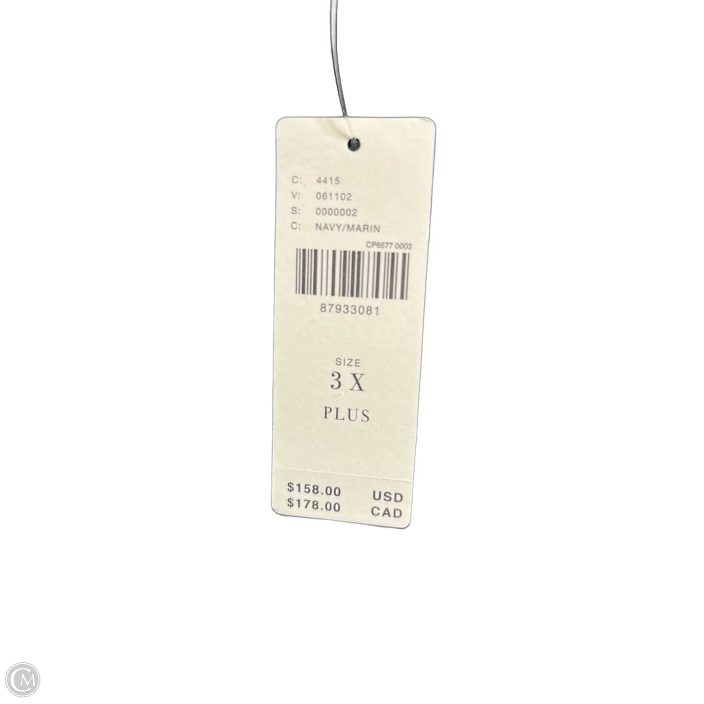 Dress Casual Midi By Anthropologie In Blue, Size: 3x