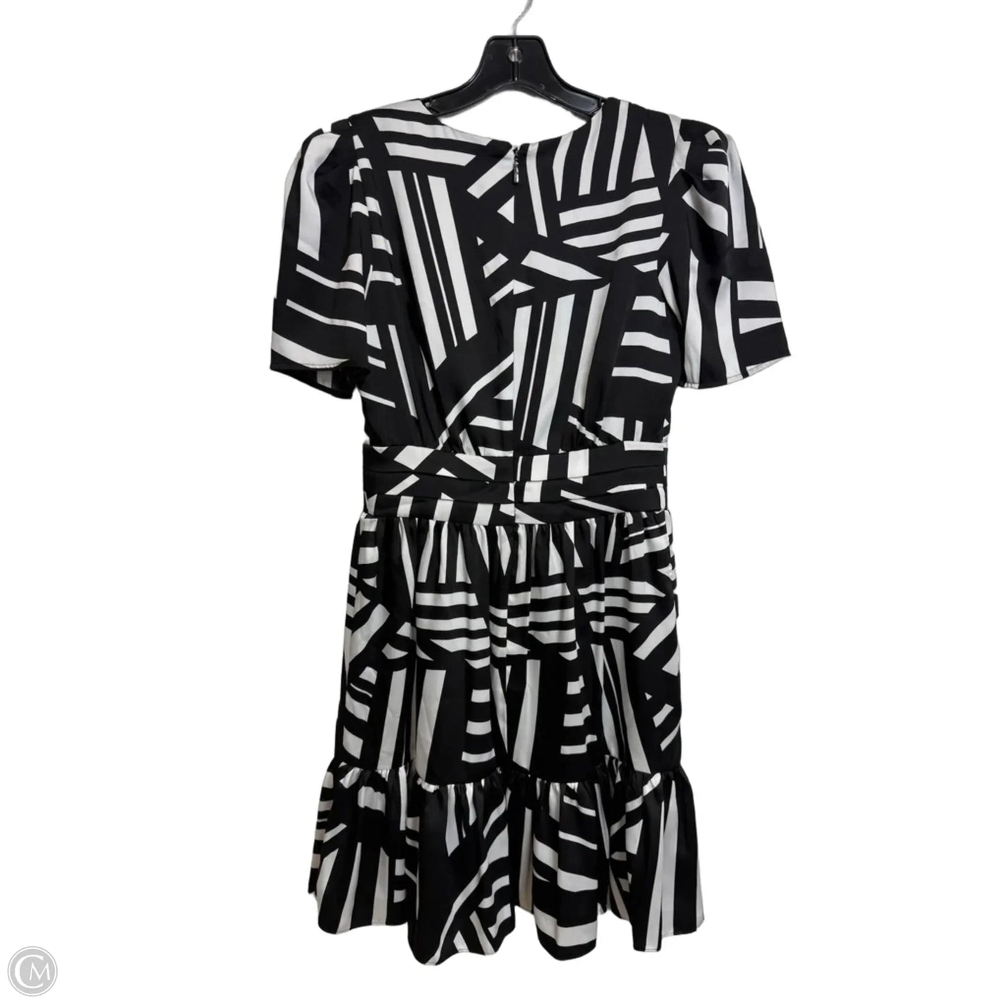 Dress Designer By Karl Lagerfeld In Black & White, Size: 2