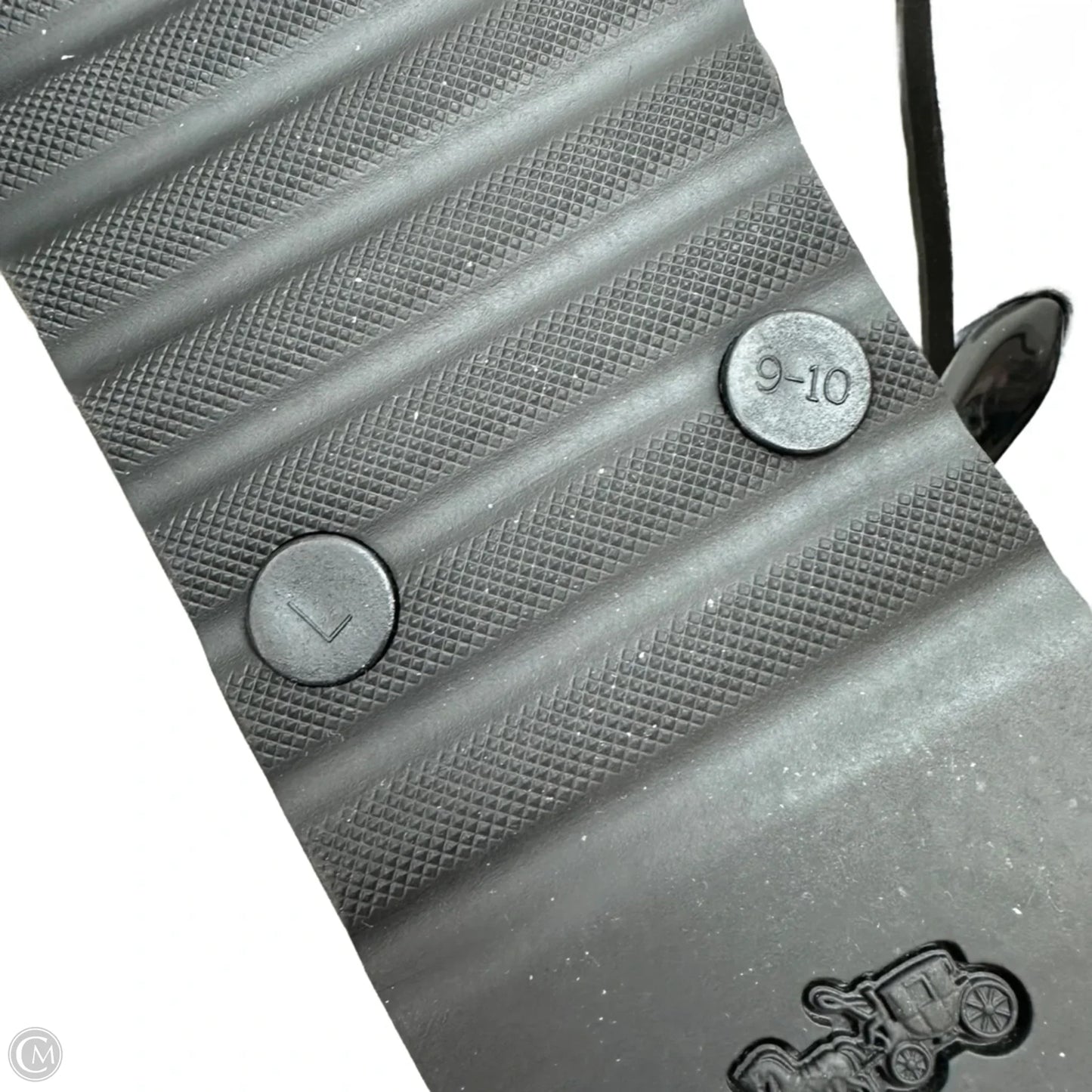 Sandals Designer By Coach In Black, Size: 9/10 large