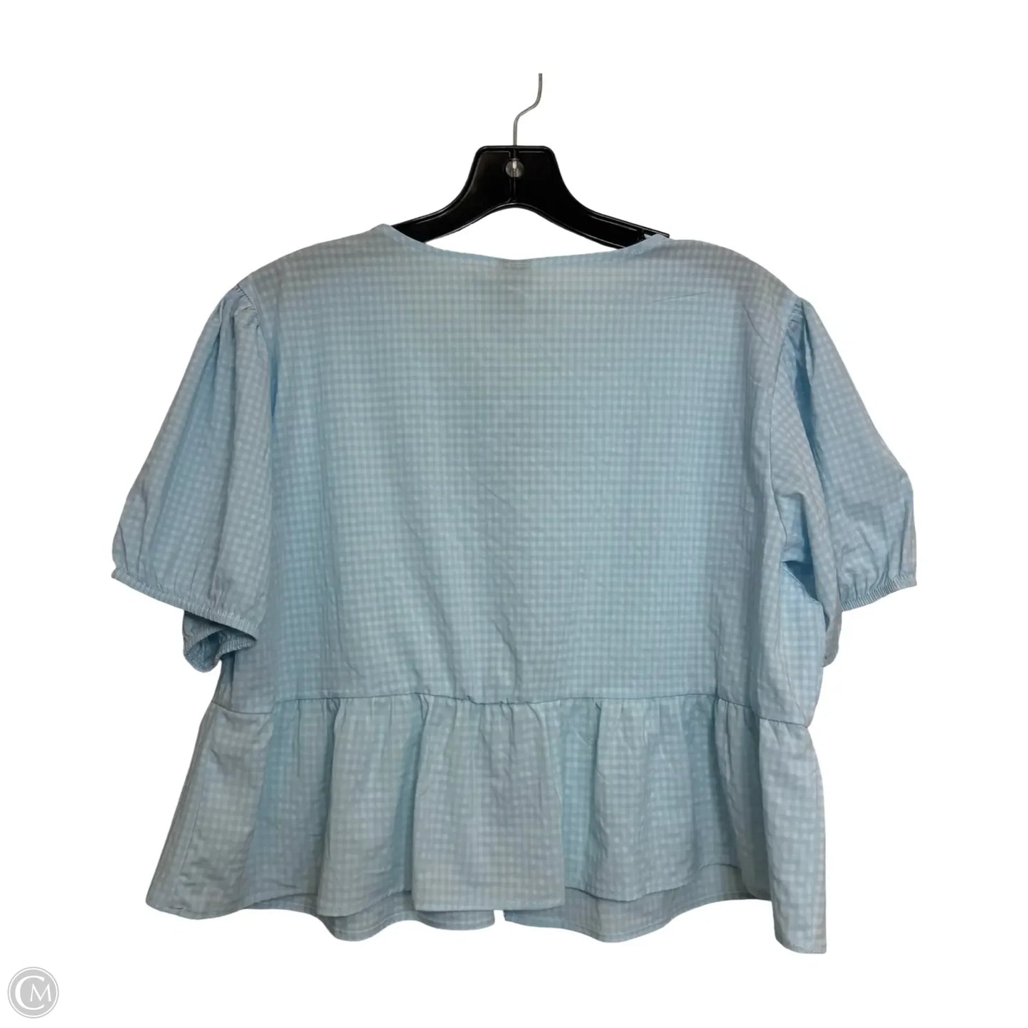 Top Short Sleeve By Wild Fable In Blue, Size: Xl