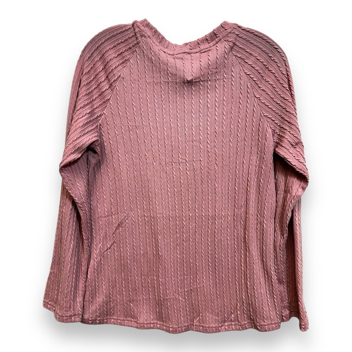 Top Long Sleeve By Cmf In Pink, Size: S