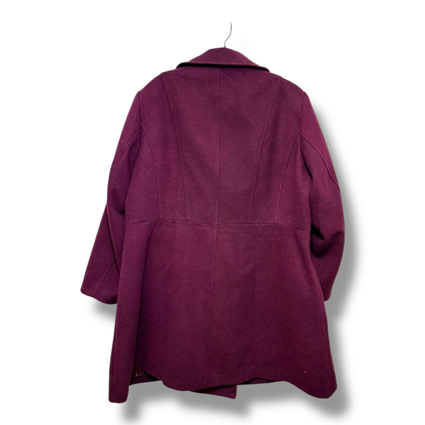 Coat Other By Lane Bryant In Maroon, Size: 22