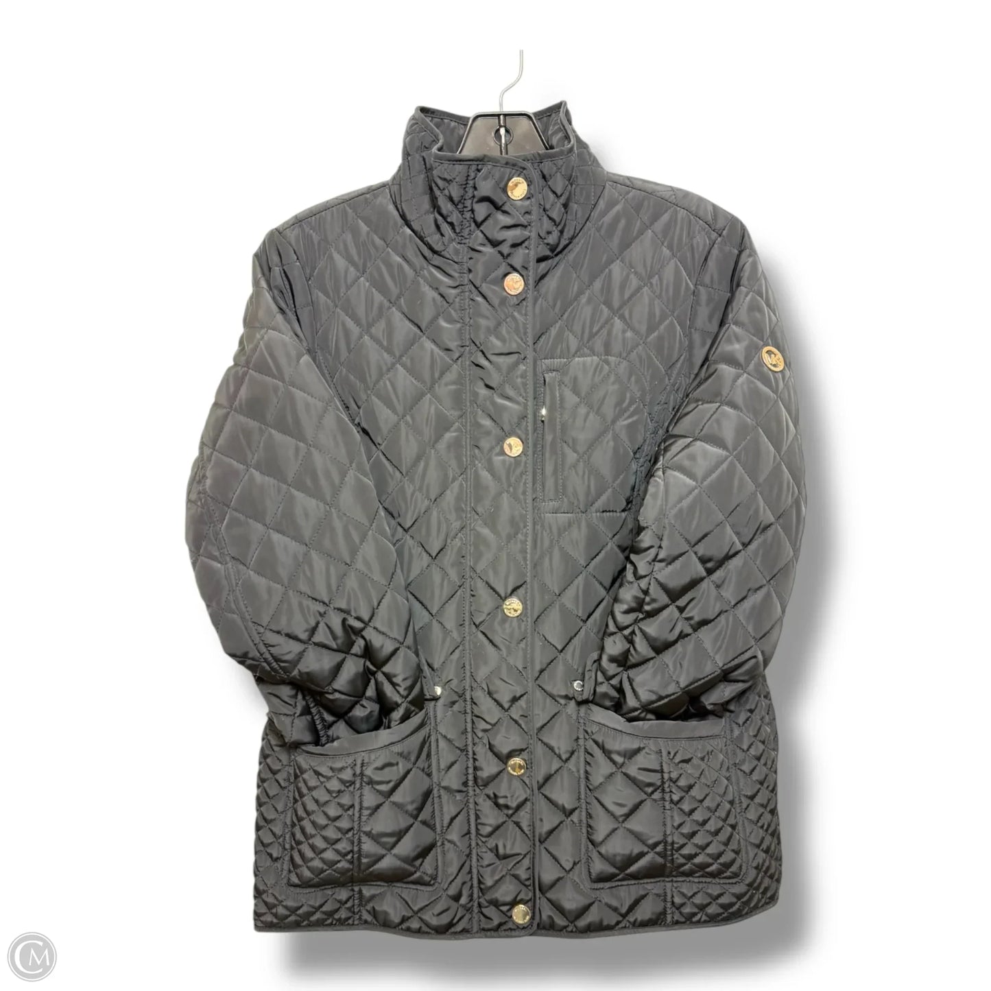 Jacket Puffer & Quilted By Michael By Michael Kors In Black, Size: Xs
