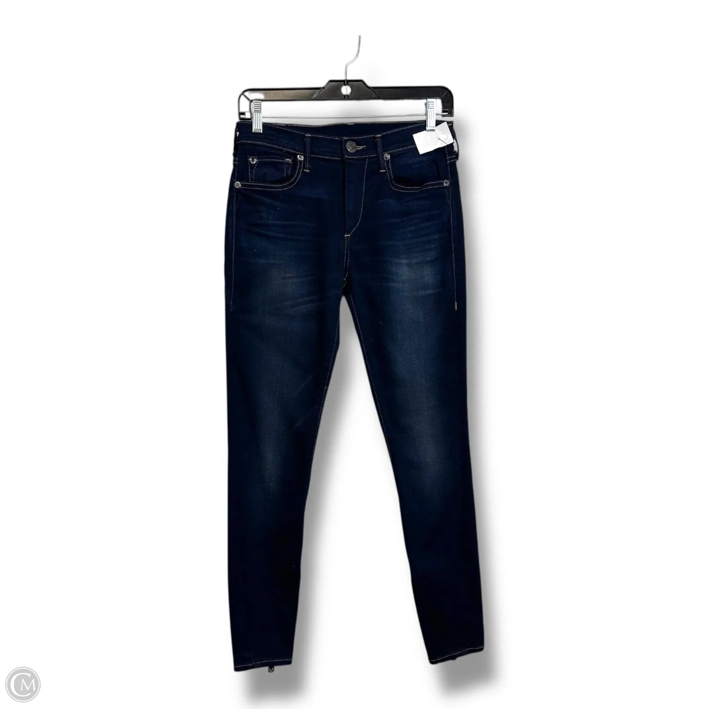Jeans mid rise Skinny By True Religion In Blue Denim, Size: 6