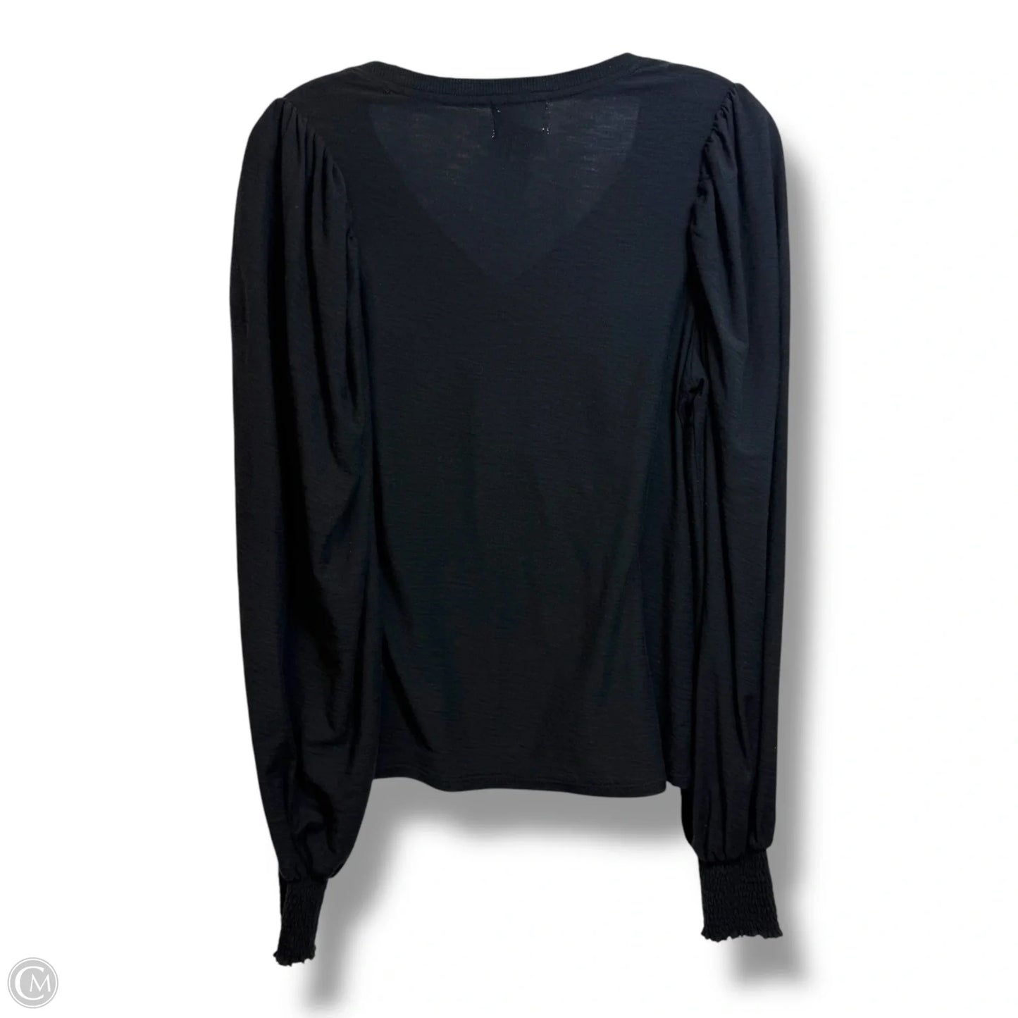 Top Long Sleeve Basic By Nation In Black, Size: Xs