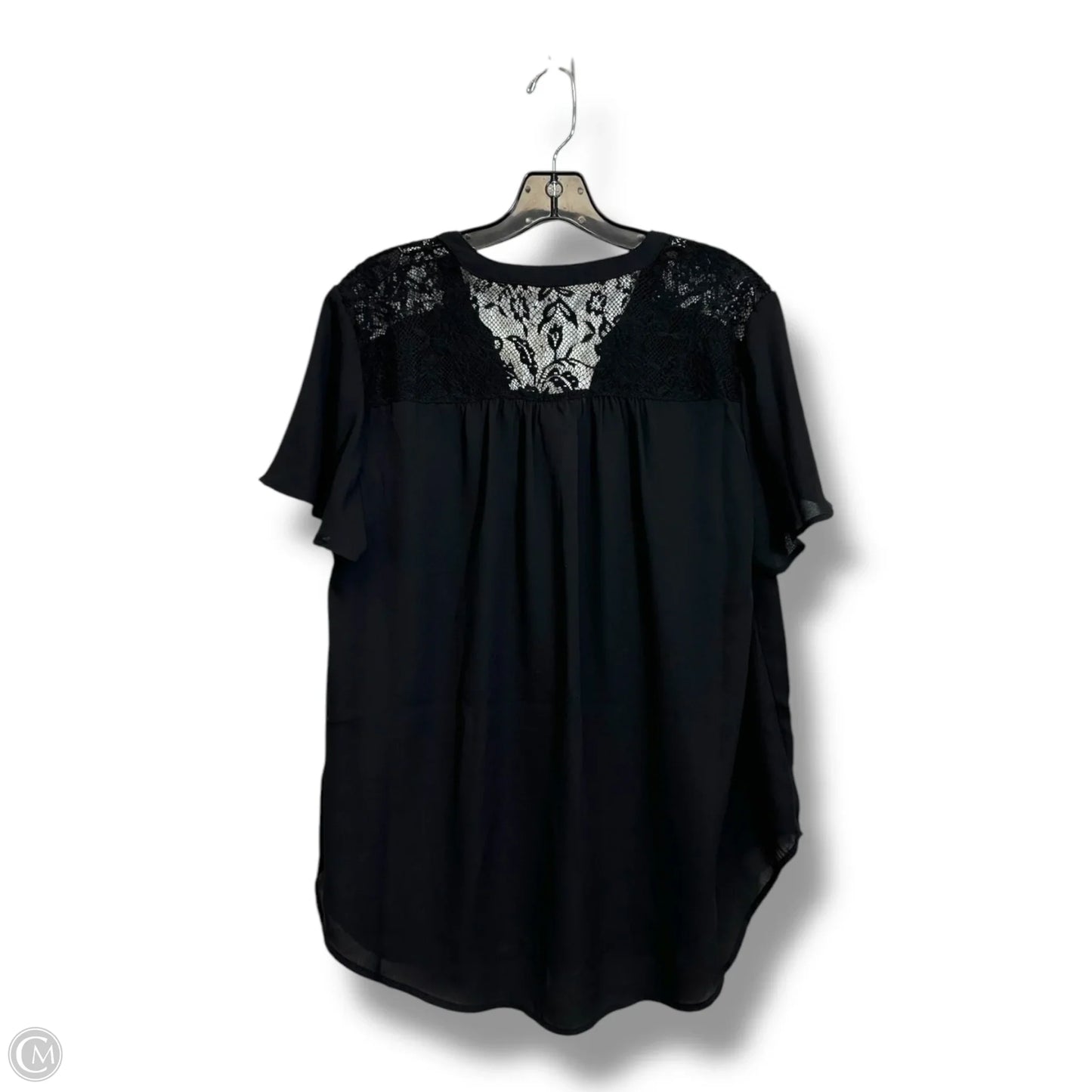 Top Short Sleeve By Torrid In Black, Size: M