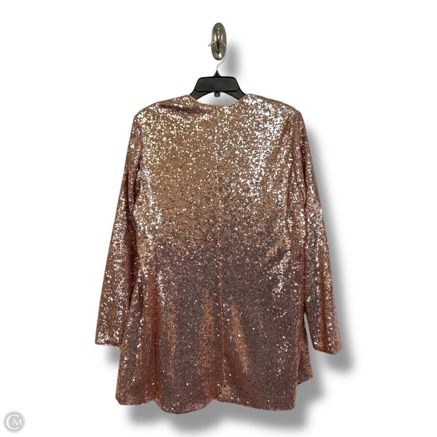 Sparkle sequin Blazer By Torrid In Rose Gold, Size: M