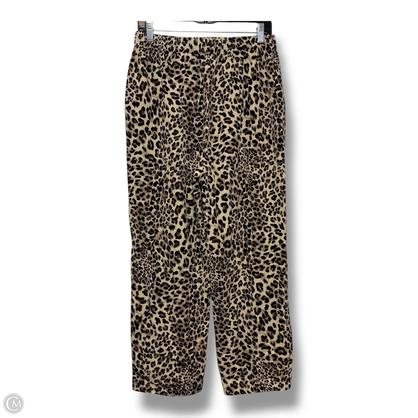 Pants Cropped By Shein In Animal Print, Size: L