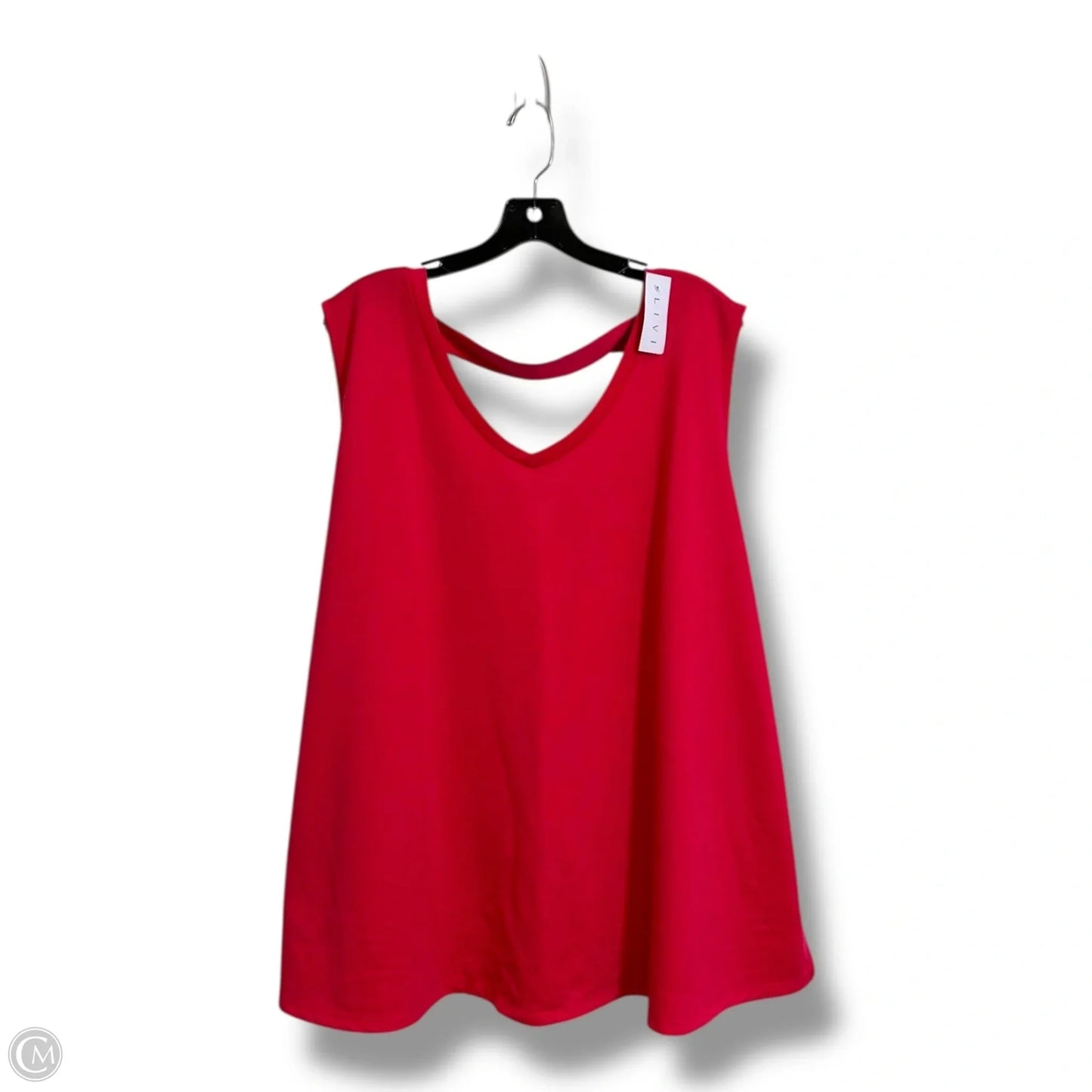 Athletic Tank Top By Livi Active In Pink, Size: 3x