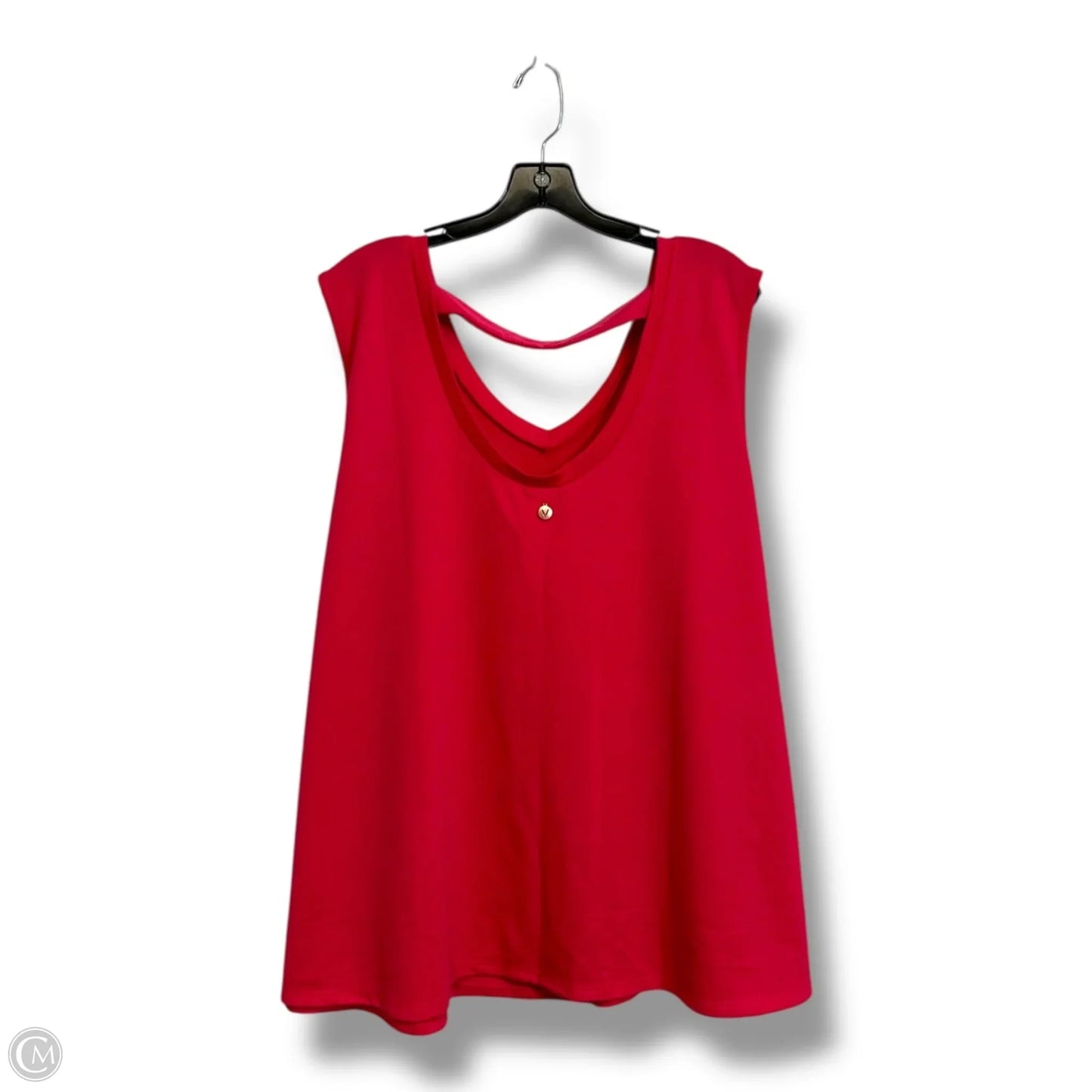 Athletic Tank Top By Livi Active In Pink, Size: 3x