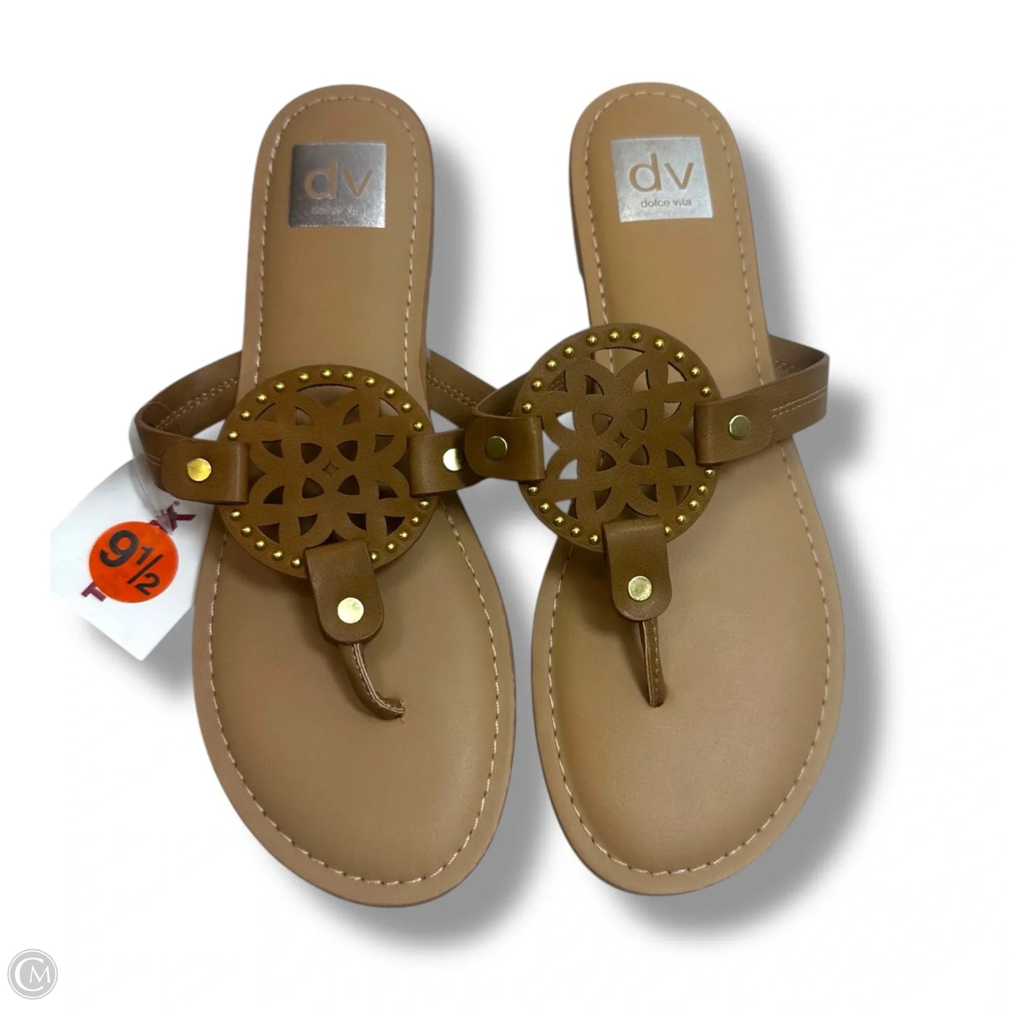 Sandals Flip Flops By Dolce Vita In Tan, Size: 9.5