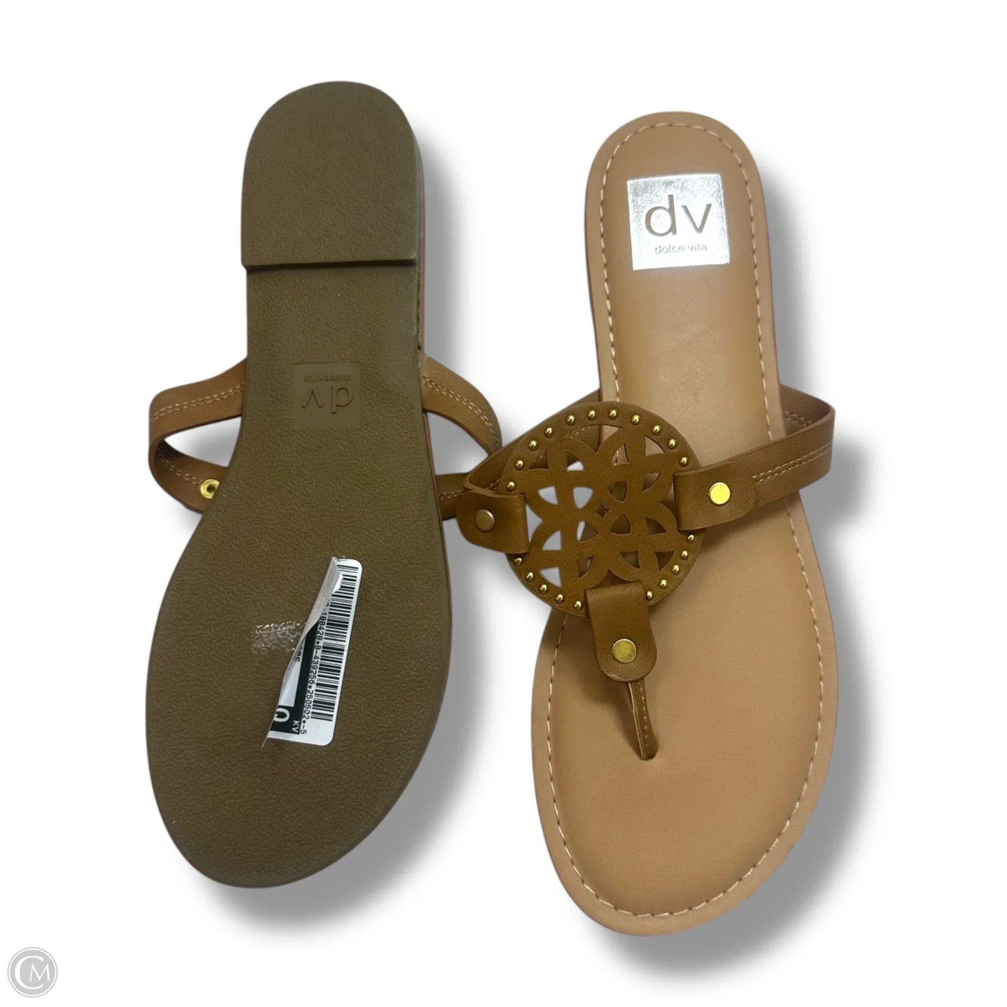 Sandals Flip Flops By Dolce Vita In Tan, Size: 9.5
