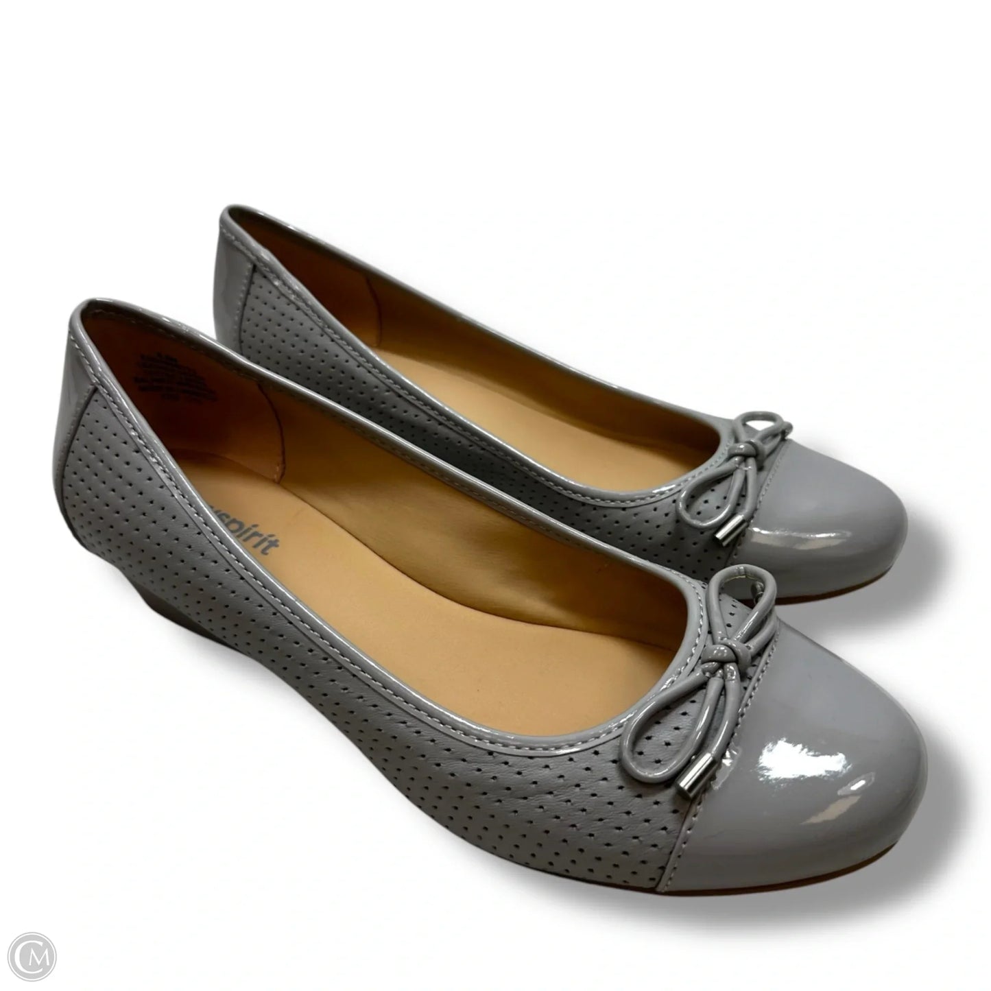 Shoes Heels Wedge By Easy Spirit In Grey, Size: 6.5